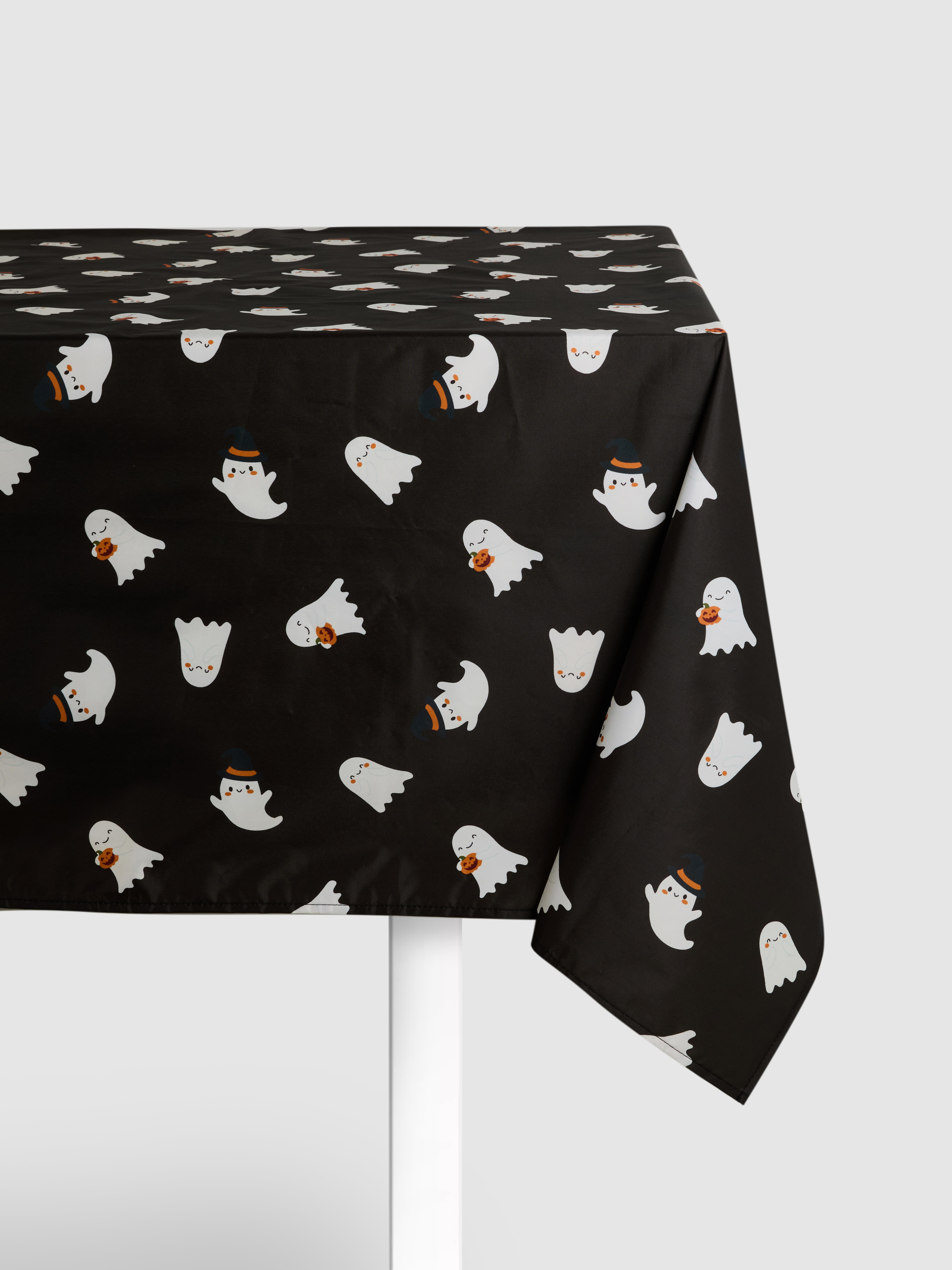 Ghost Halloween Wipe Clean Tablecloth