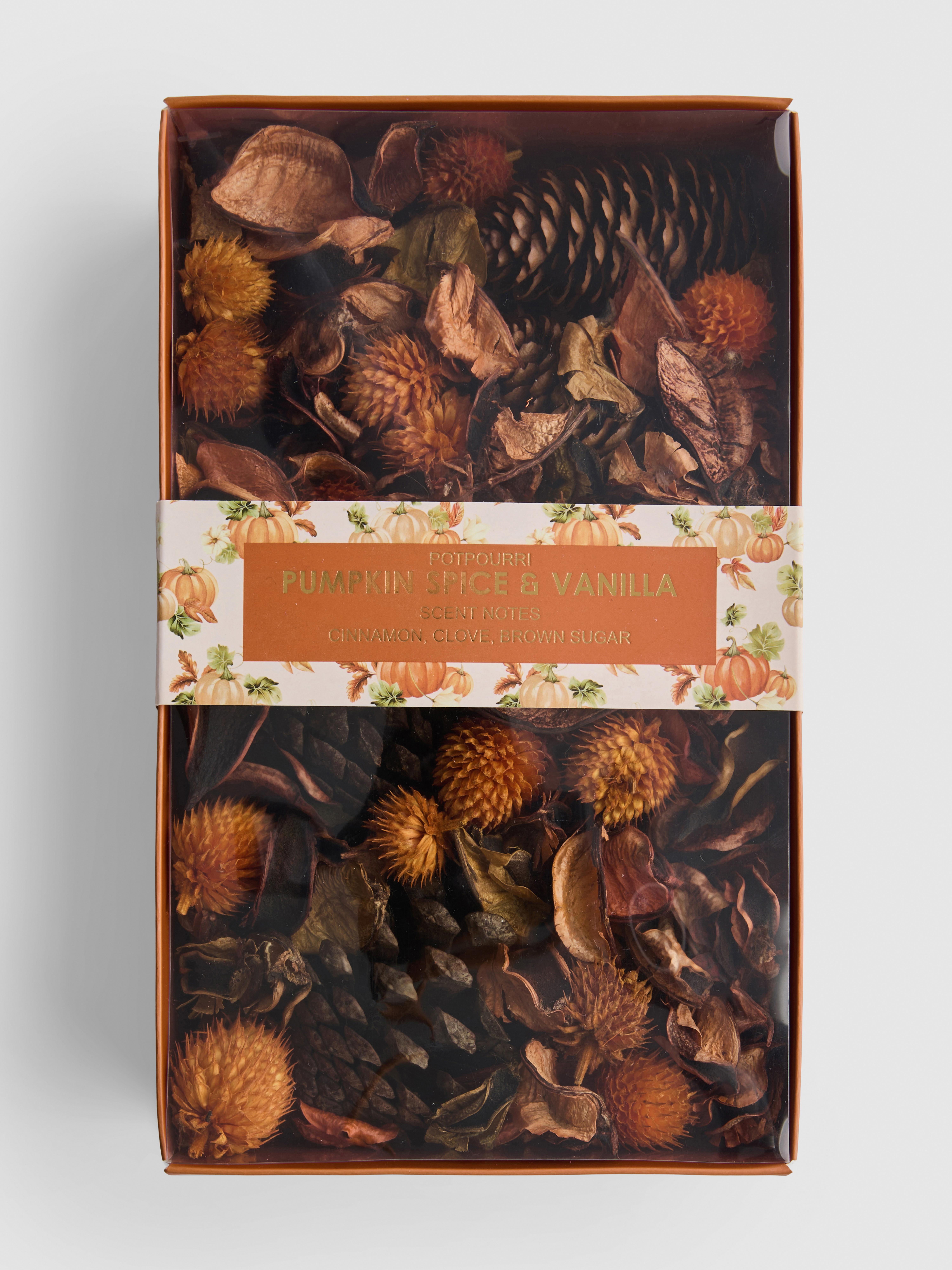 Potpourri met pompoenkruiden en vanille
