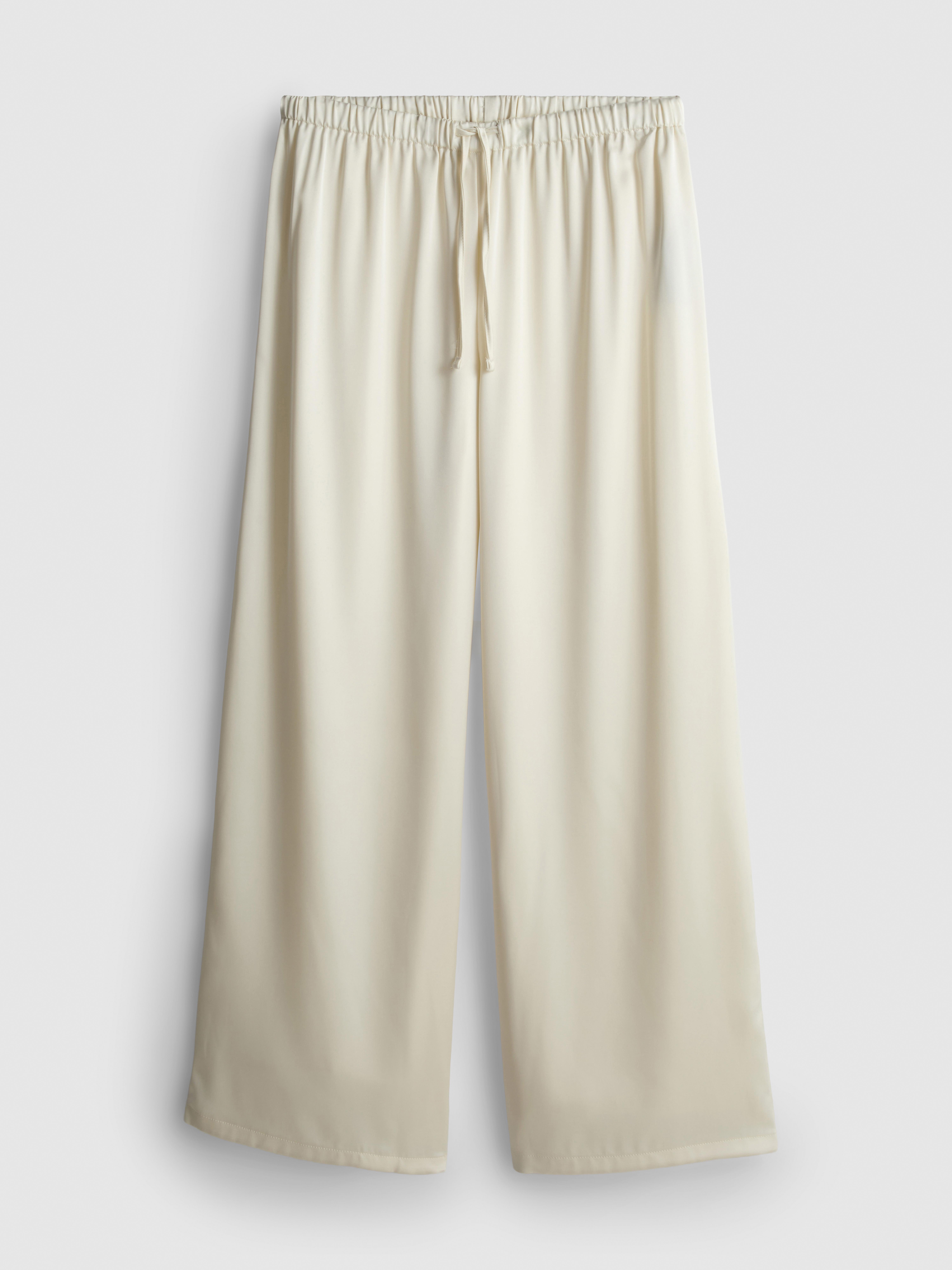 Satin Wide Leg Pants