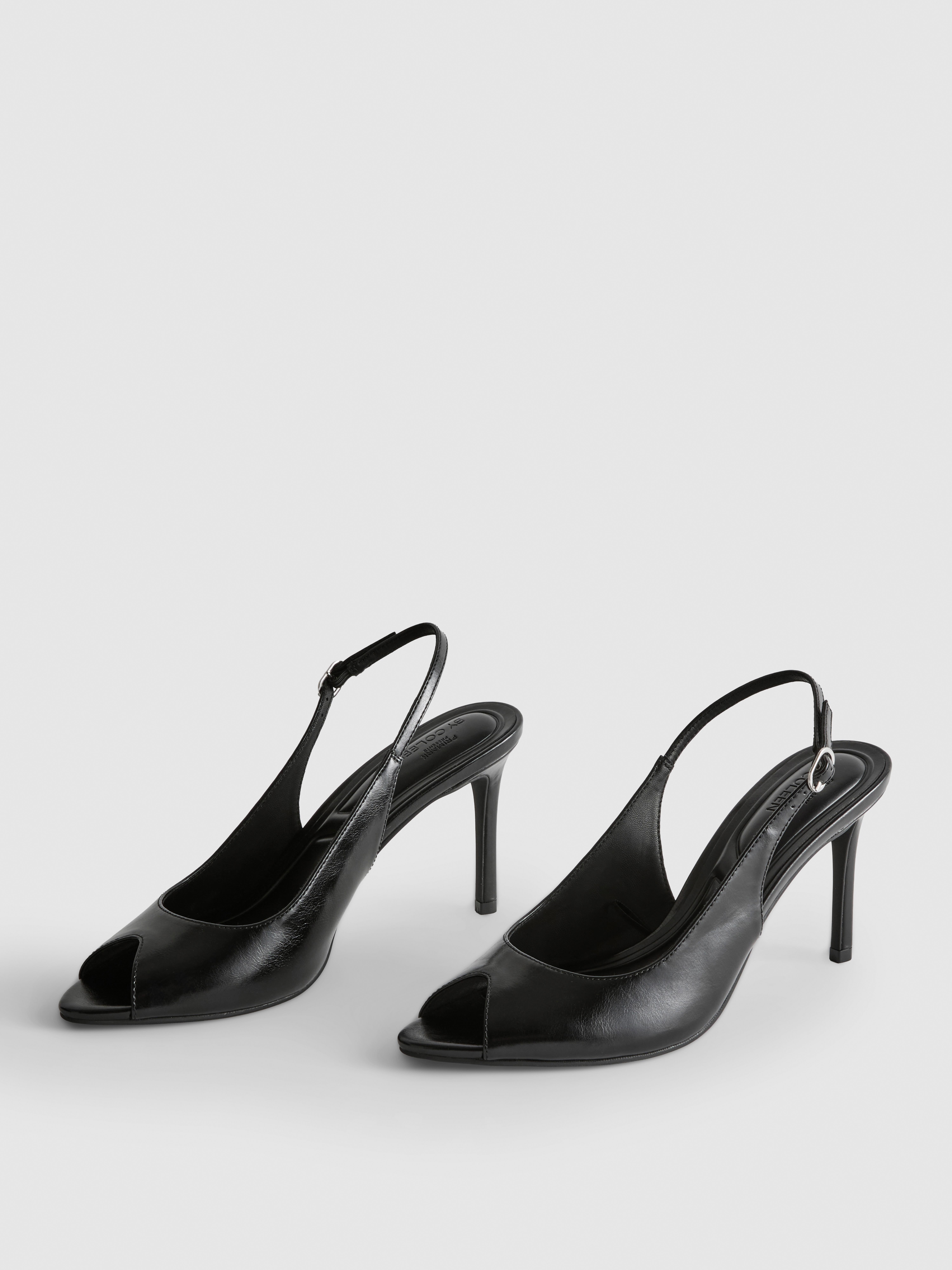Haksandalen met open teen By Coleen