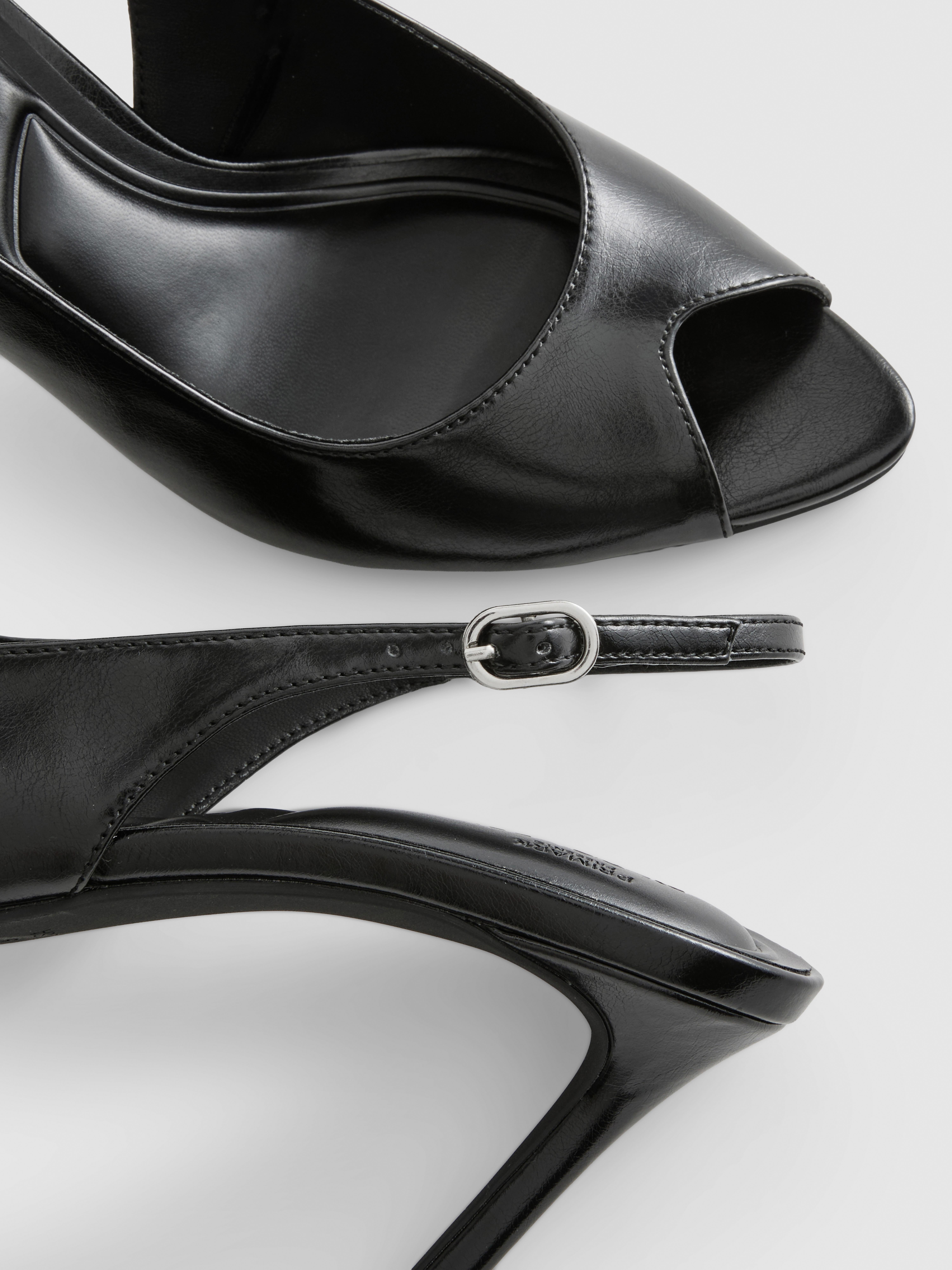 Haksandalen met open teen By Coleen
