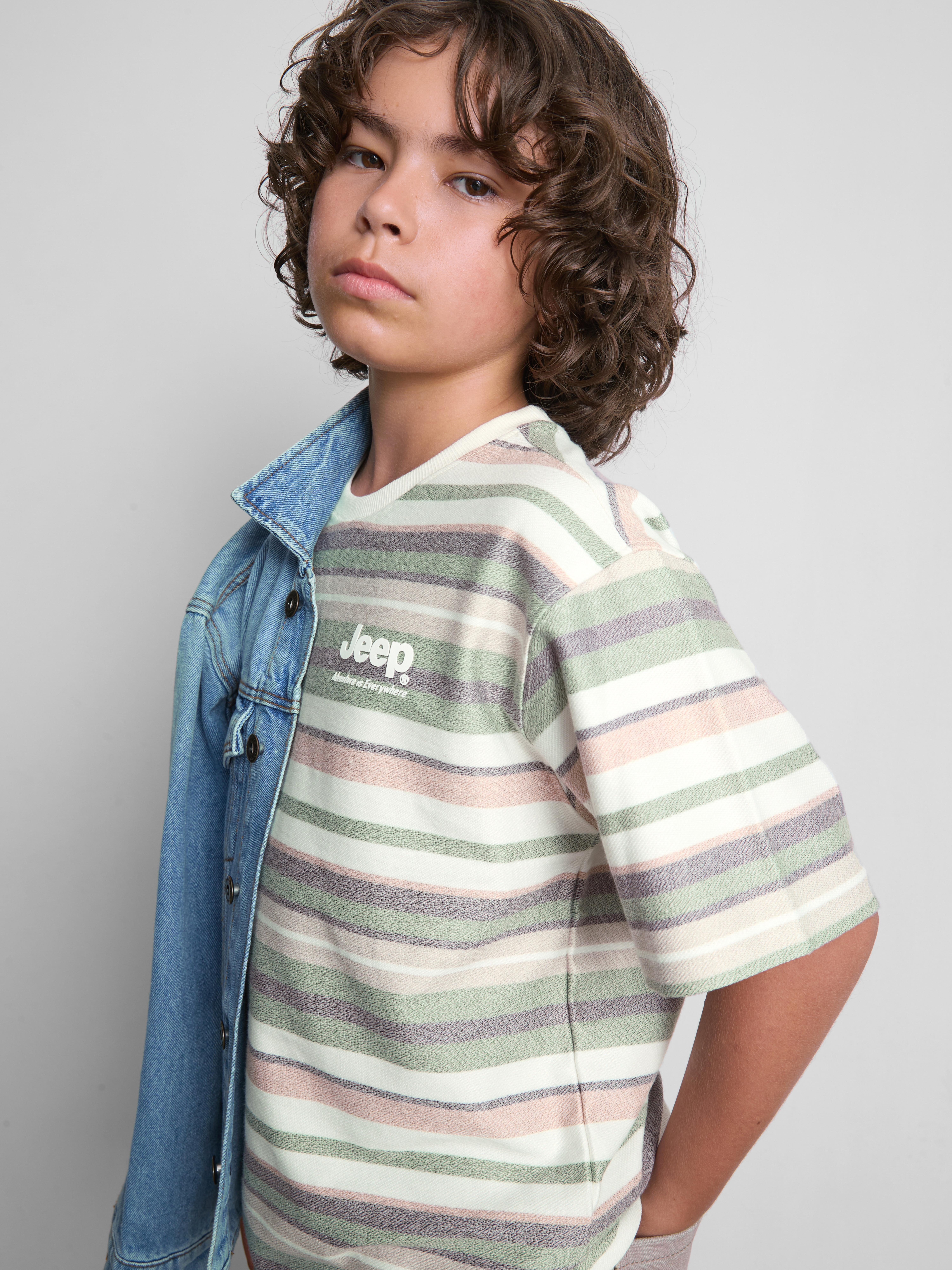 7-15yrs | Jeep Stripe T-Shirt