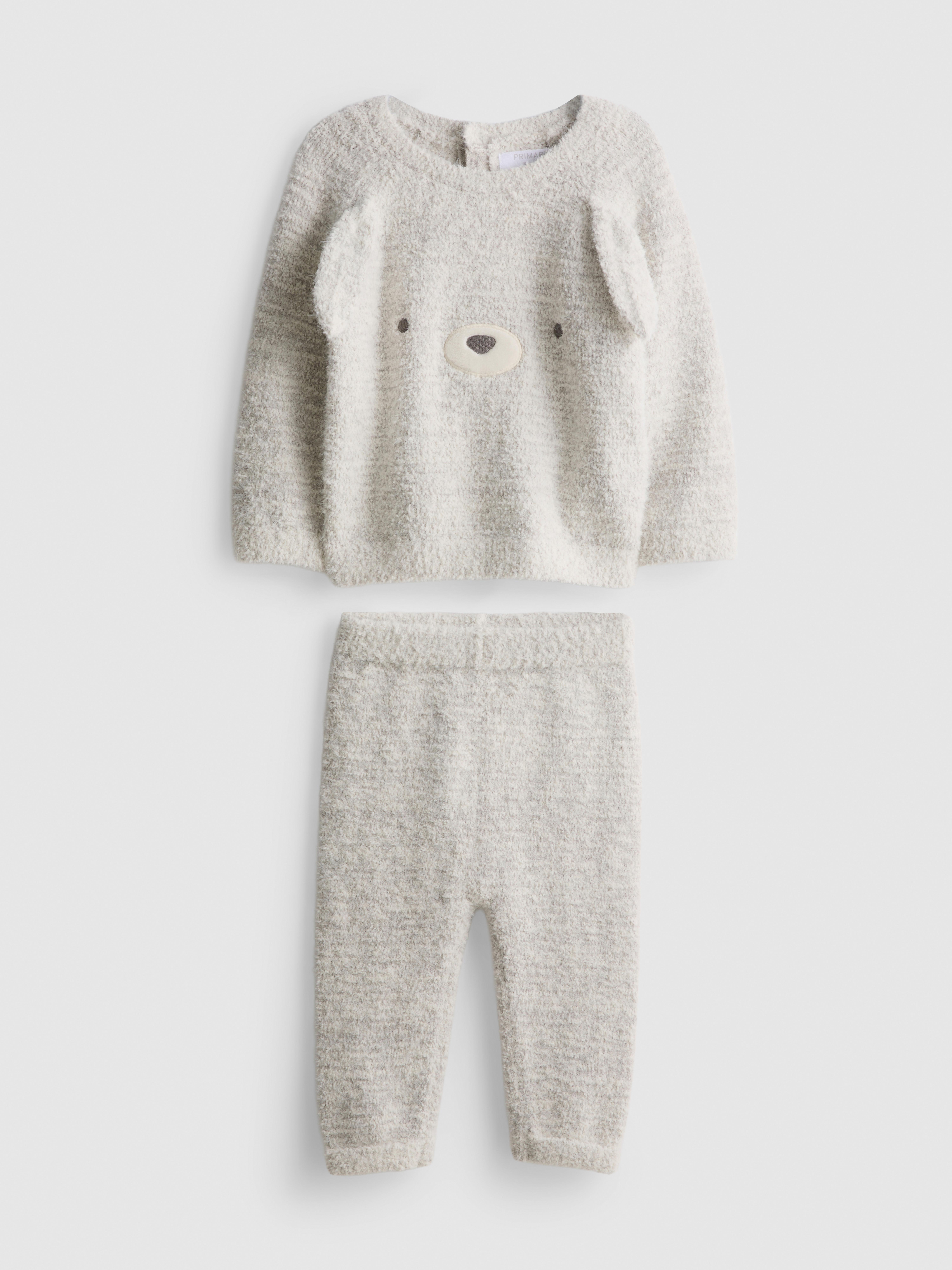 0-18mths | Rabbit Sweater and Leggings Newborn Set