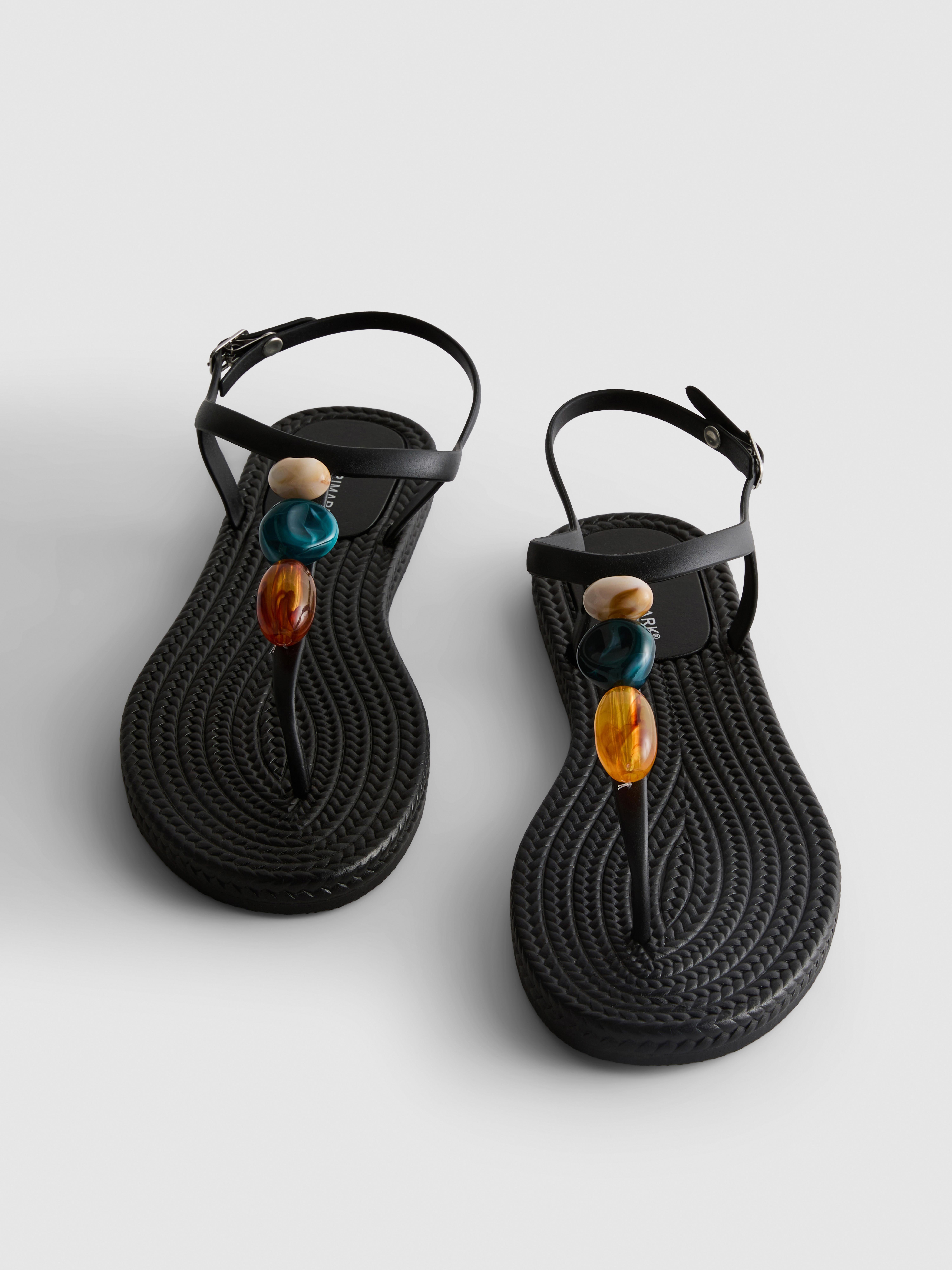 Beaded Thong Sandals