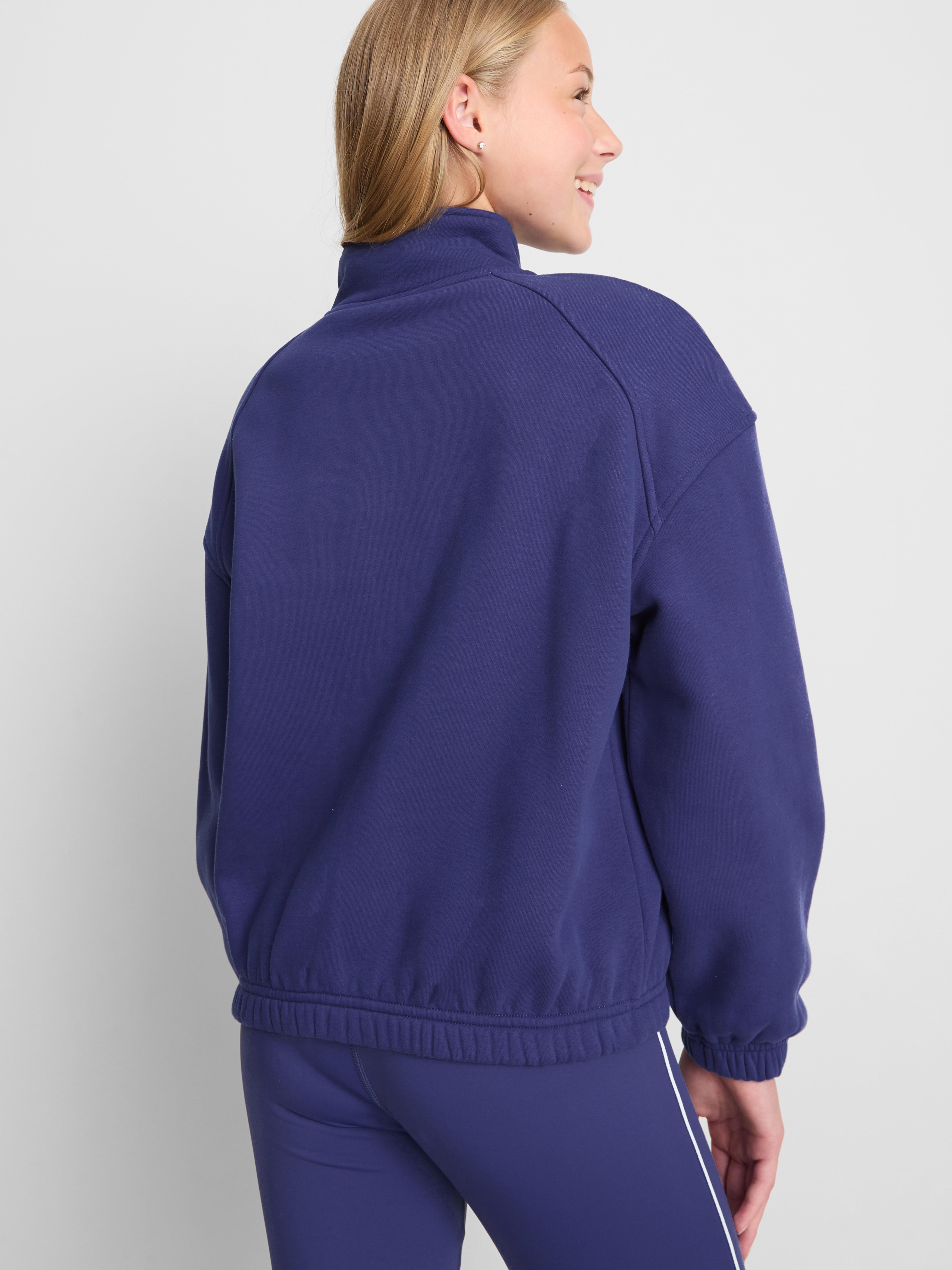 7–15 Jahre | „Kappa x Primark“ Sweatshirt mit Trichterkragen und halbem Reißverschluss