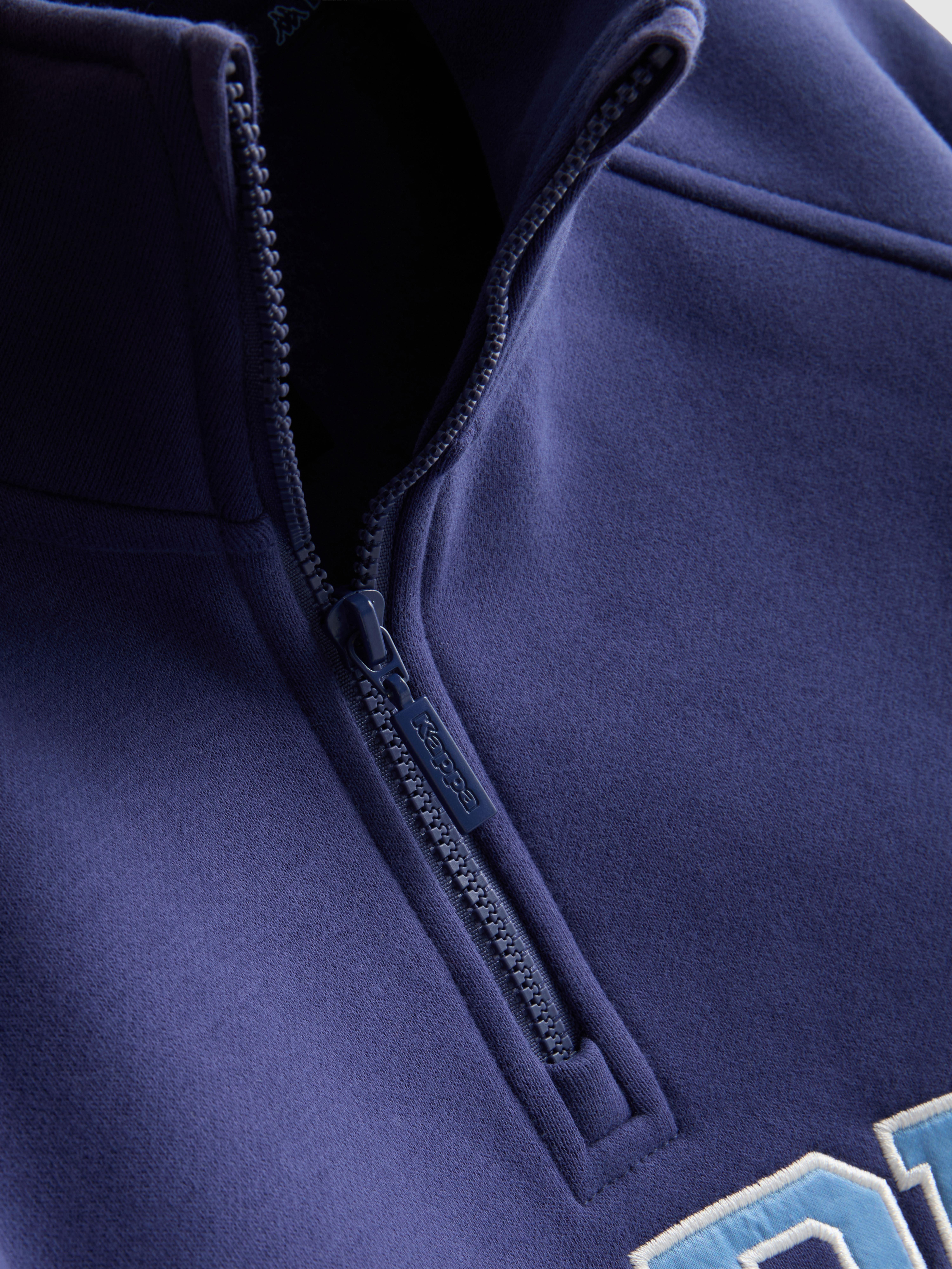 7–15 Jahre | „Kappa x Primark“ Sweatshirt mit Trichterkragen und halbem Reißverschluss
