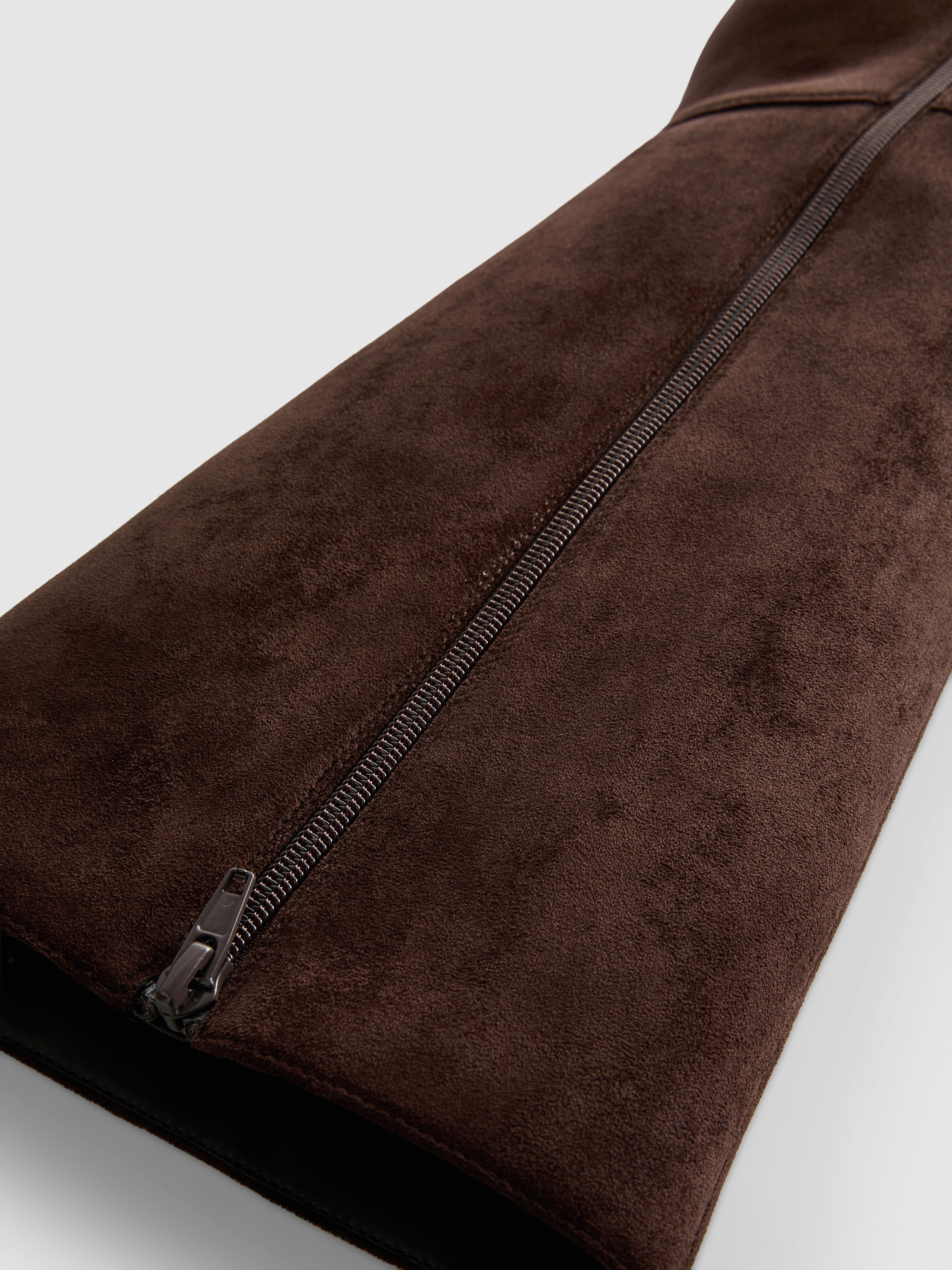 Faux Suede Knee-High Boots