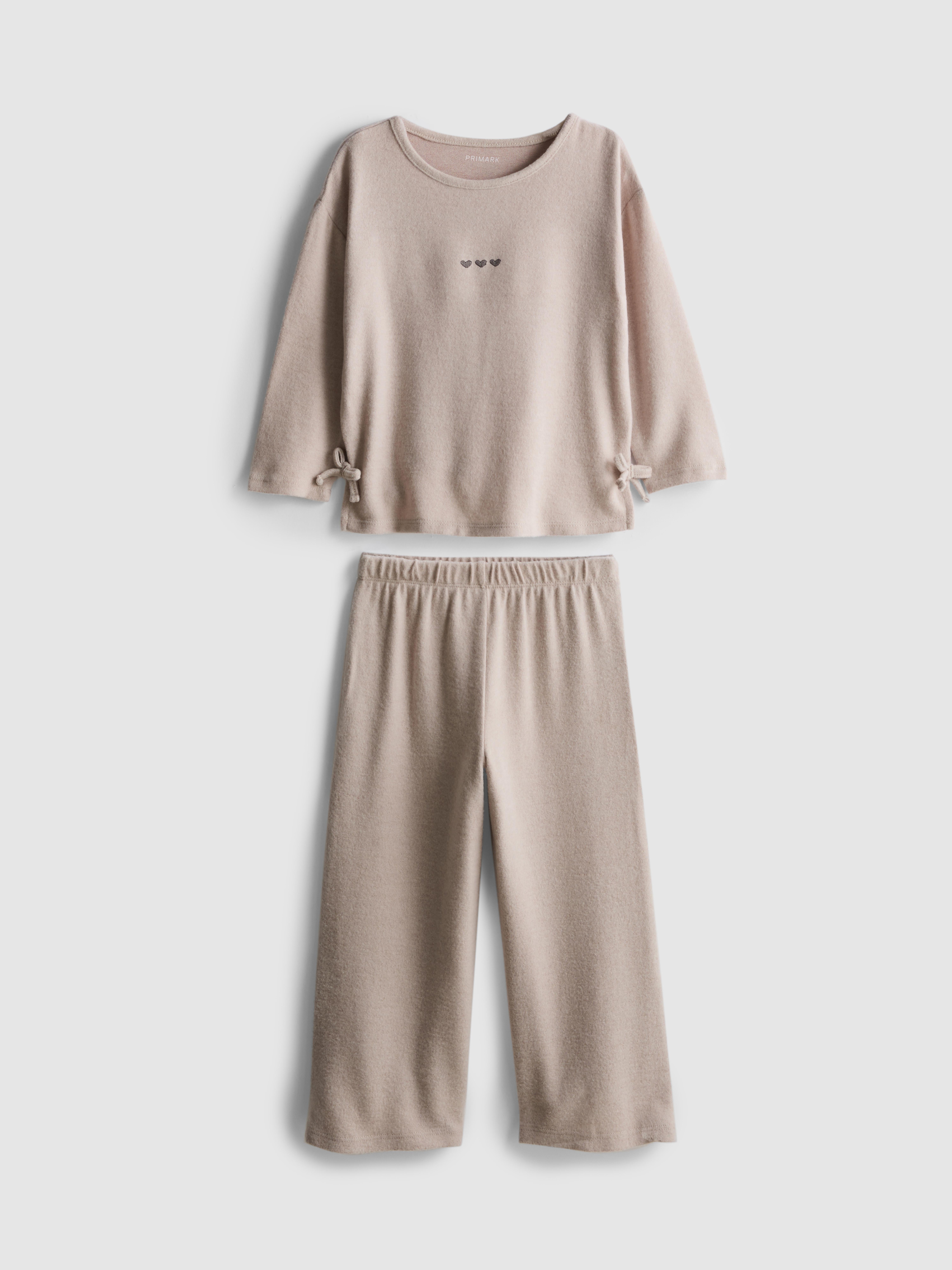 1-9 años | Set de sudadera y pantalones de chándal con lazo