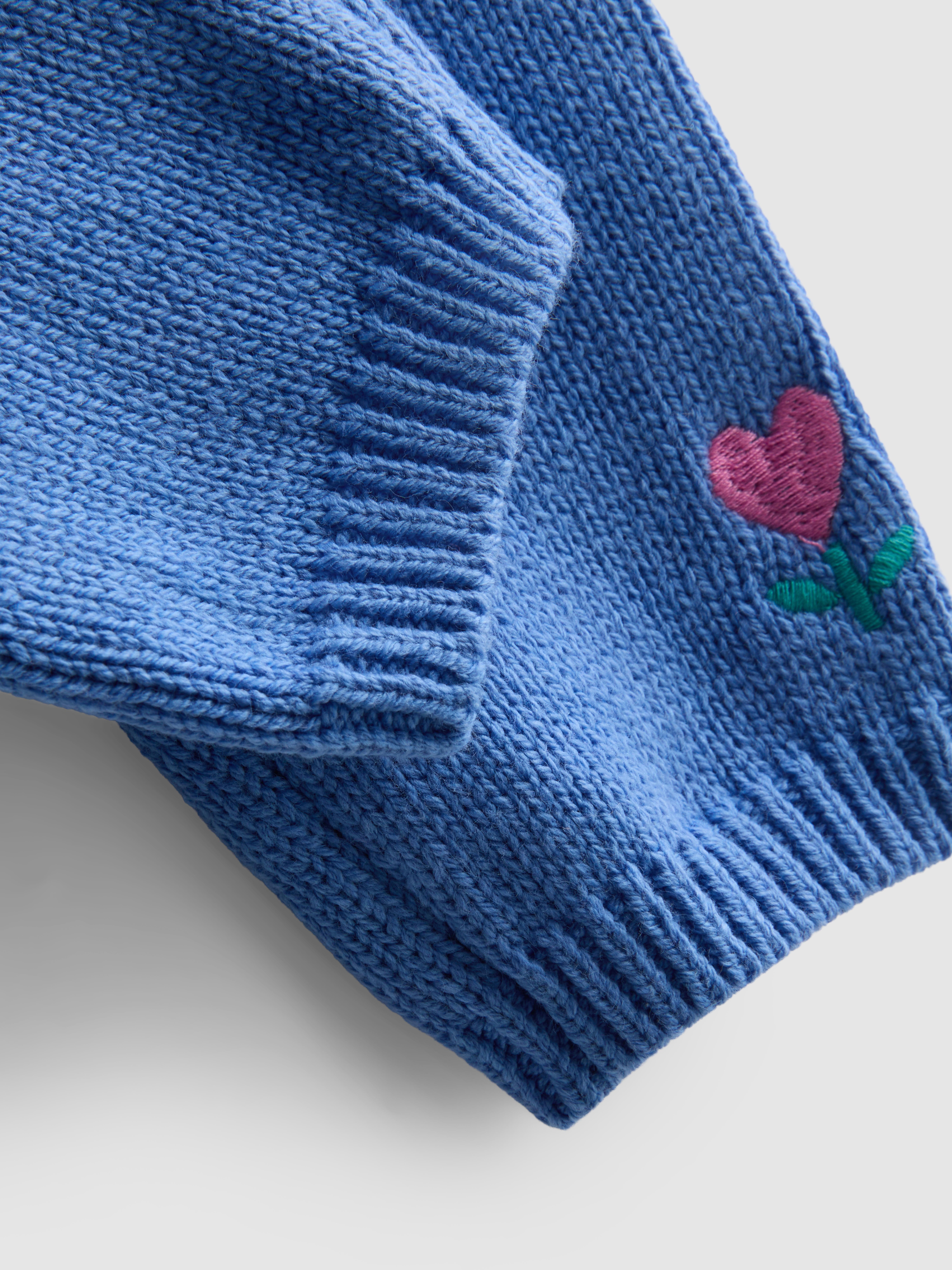 0-18 meses | Casaco malha bordado/leggings algodão recém-nascido