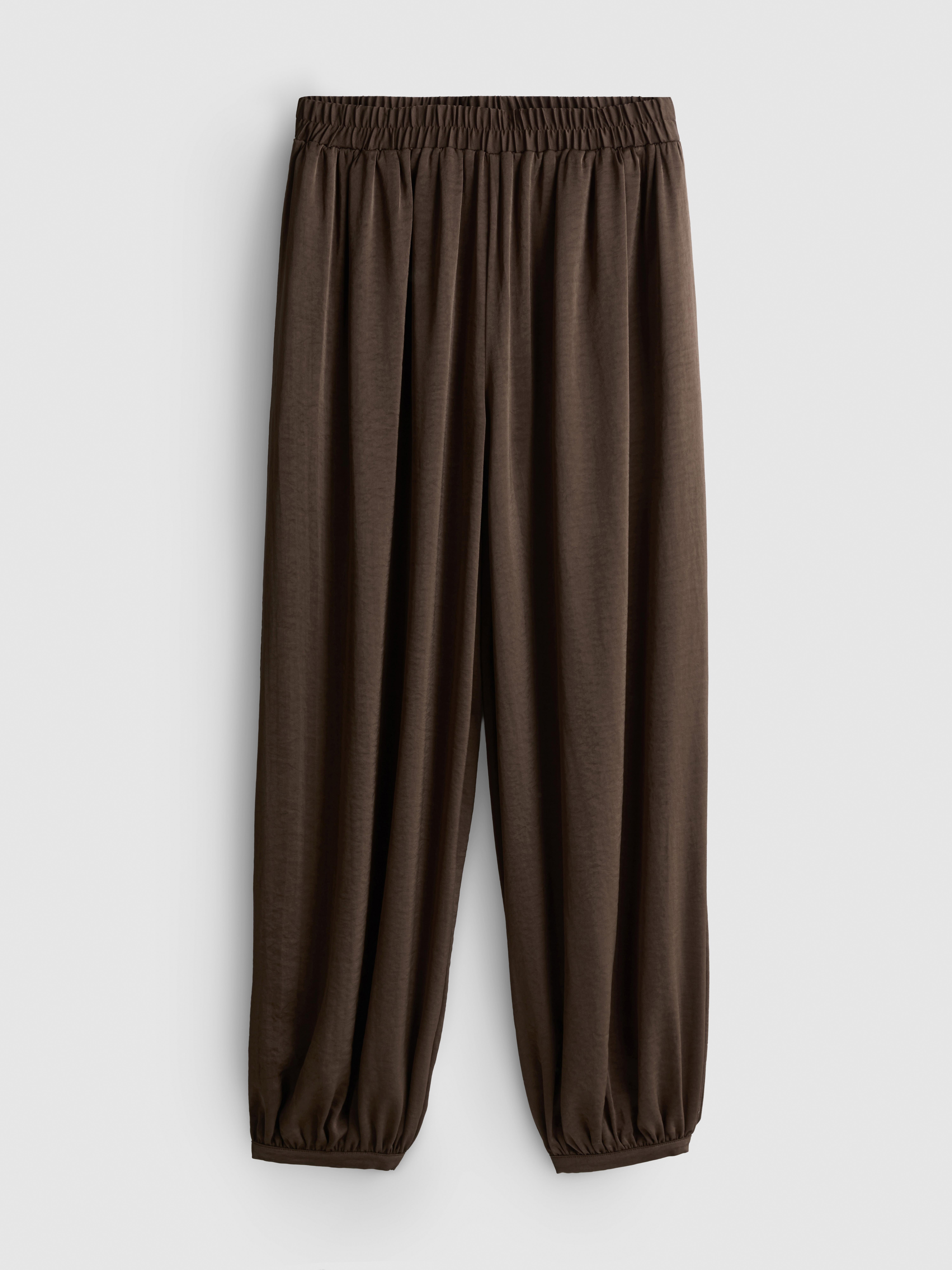 Pantalones bombachos de satén