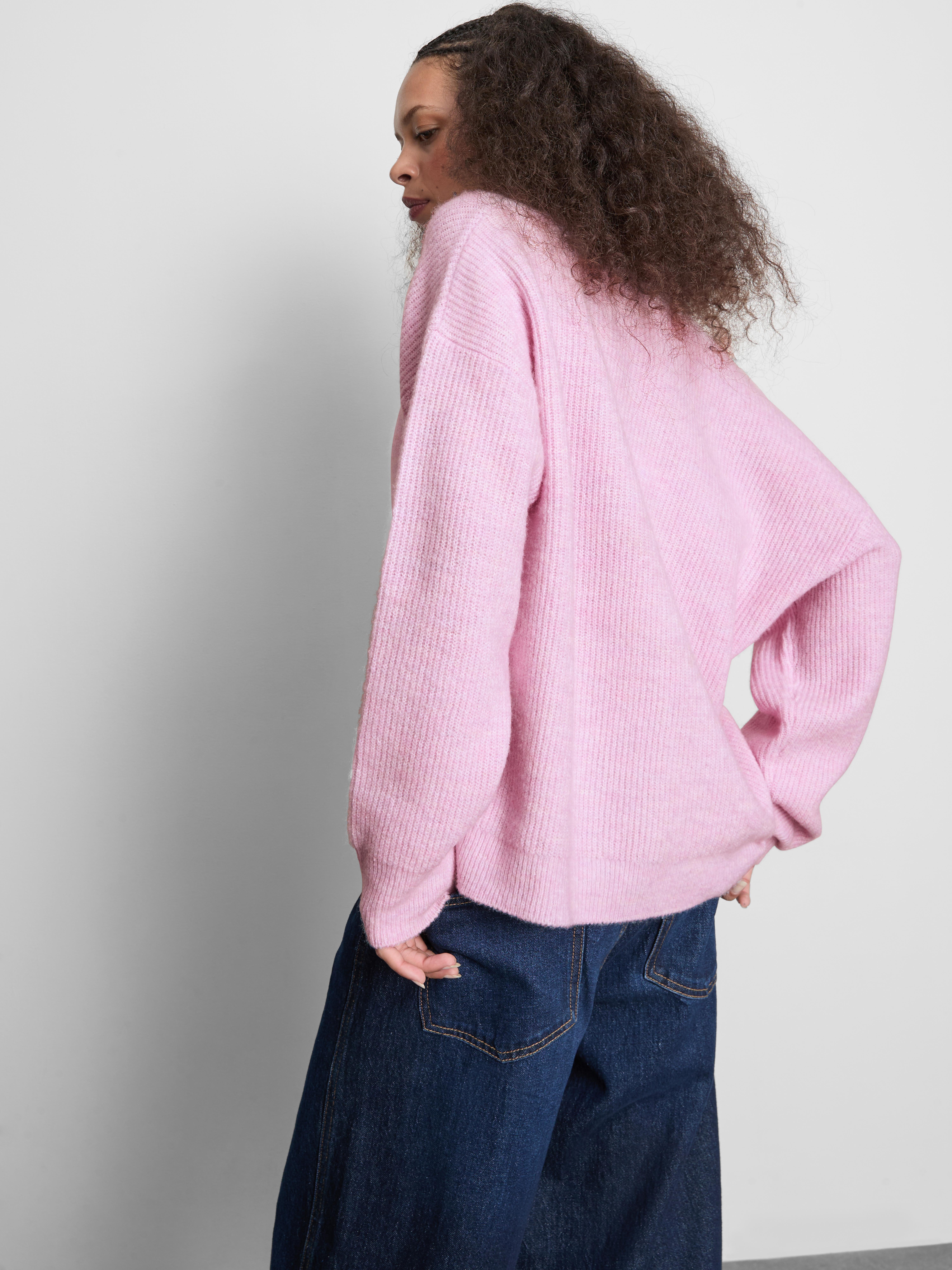 Gilet côtelé doux à col en V