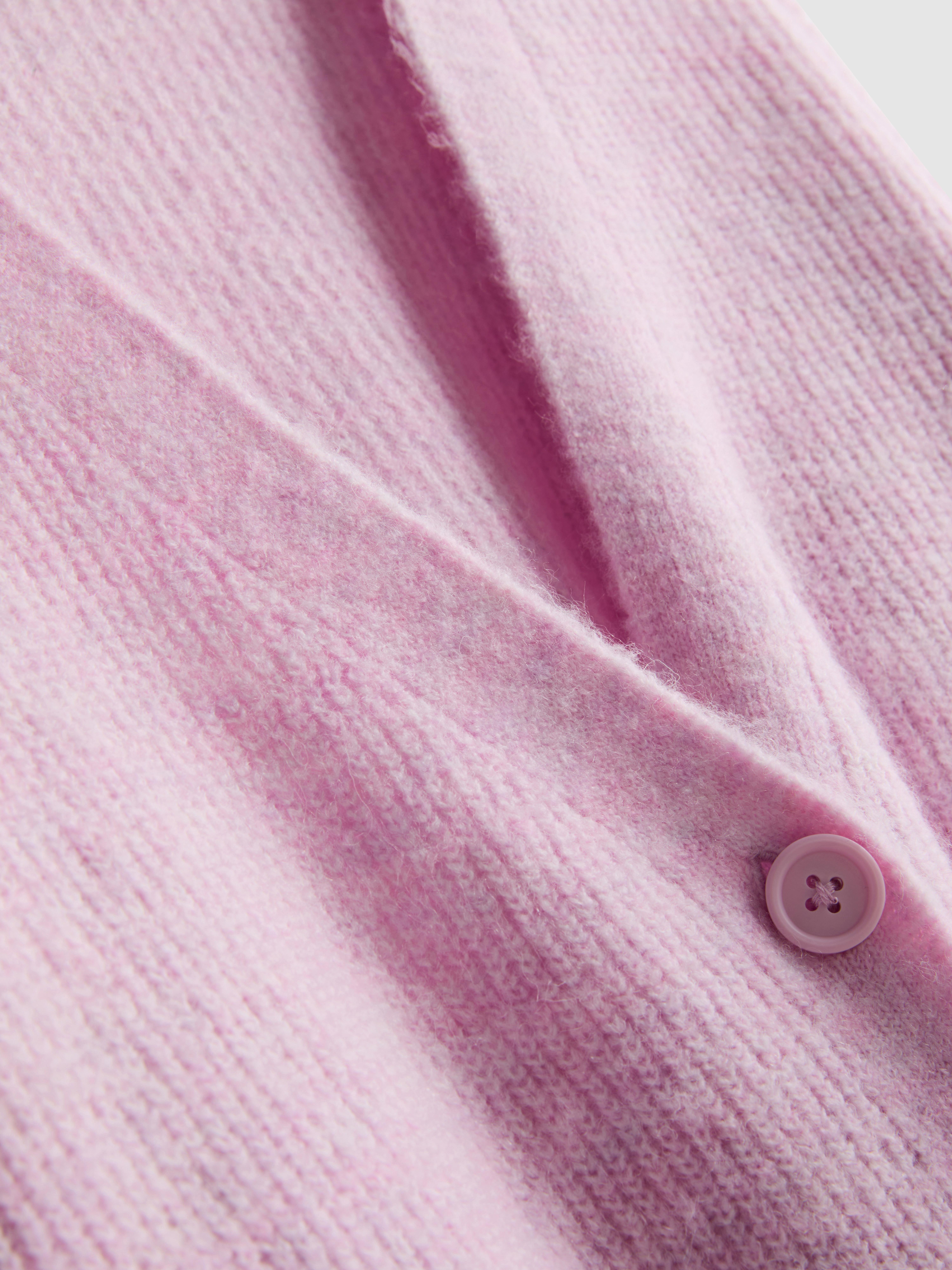 Gilet côtelé doux à col en V