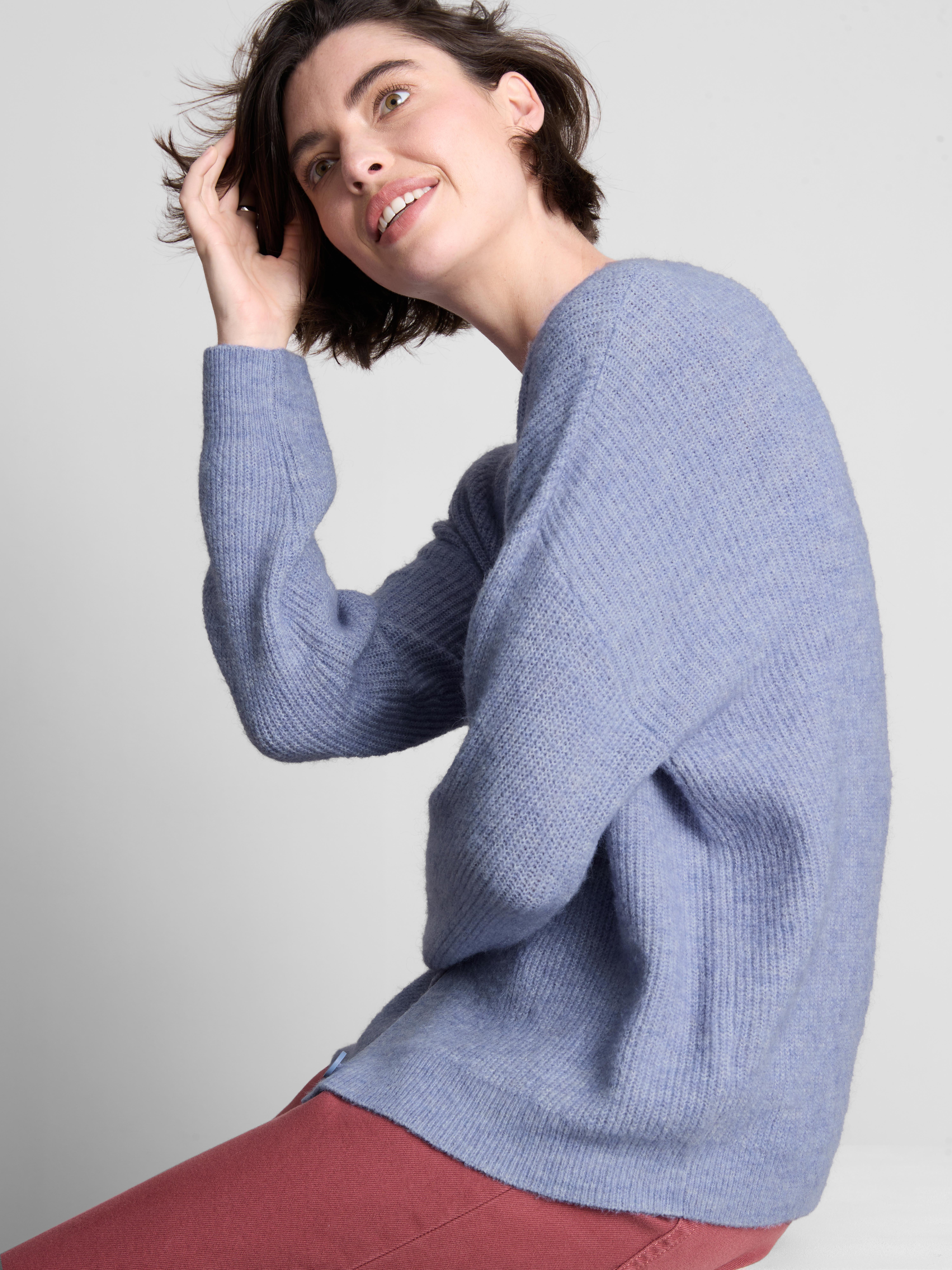 Soft Rib V-Neck Cardigan
