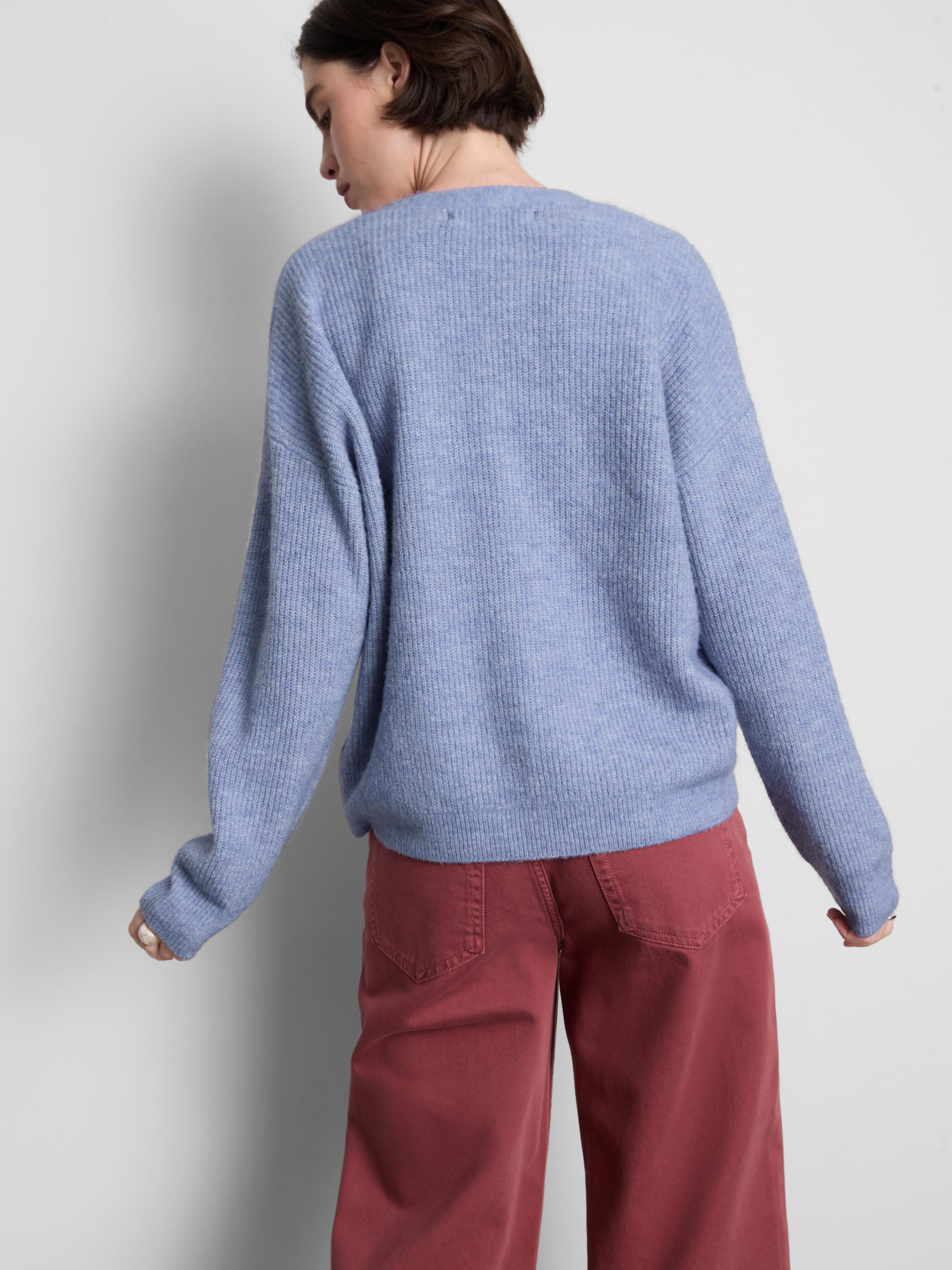 Soft Rib V-Neck Cardigan