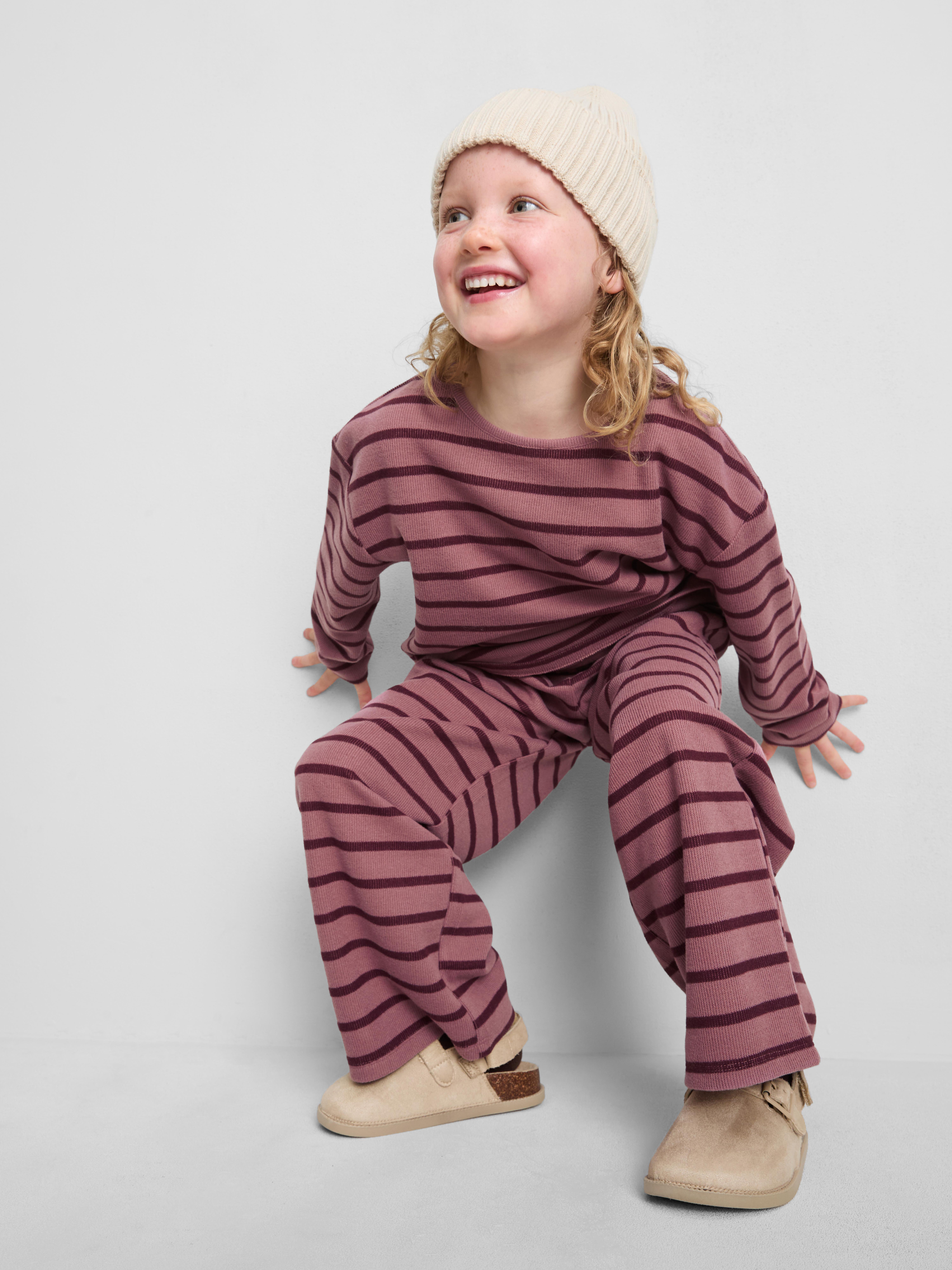 1-9yrs | Stripe Top and Trousers Set