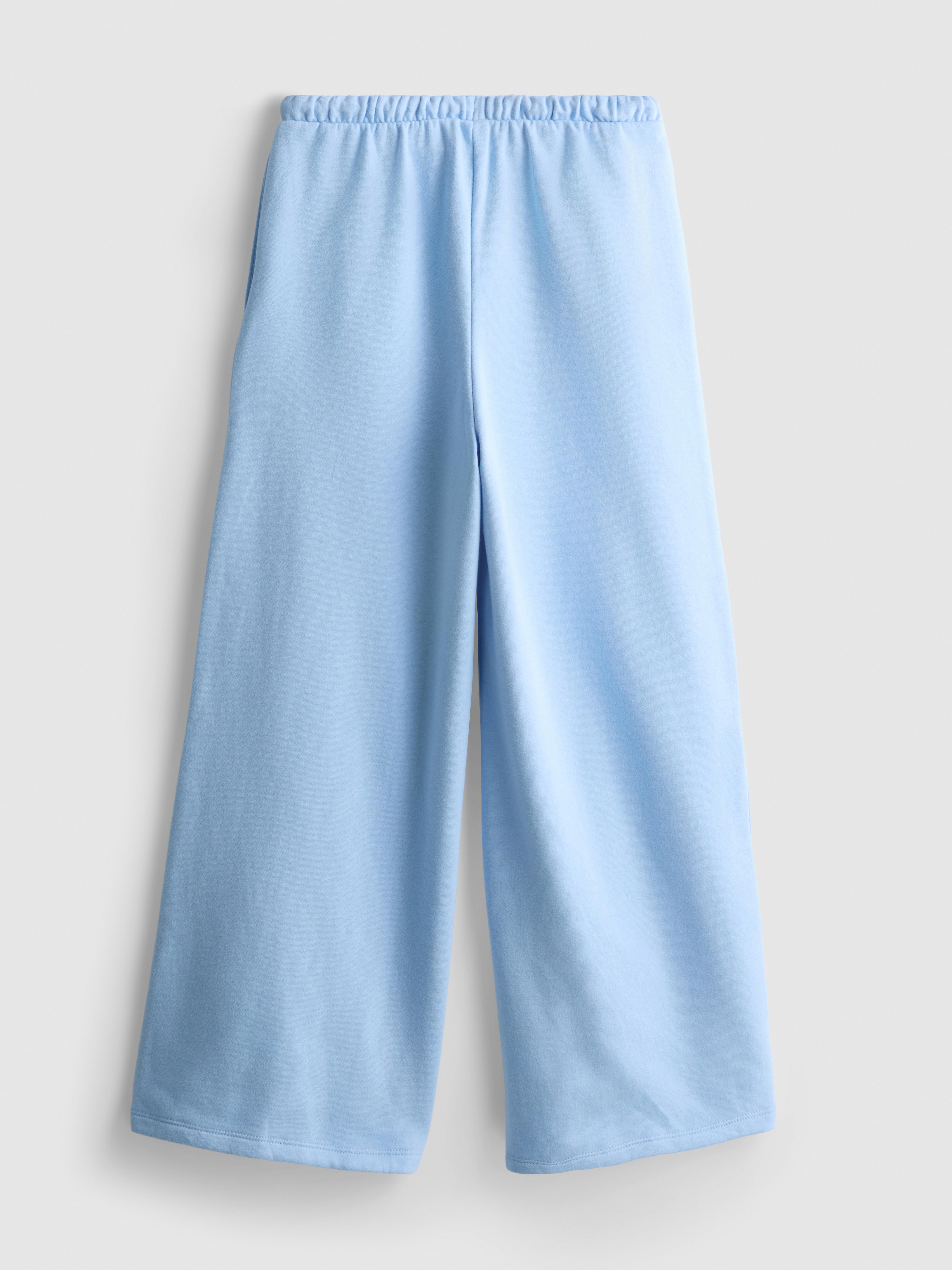 7-15yrs | Cotton-Rich Wide-Leg Joggers