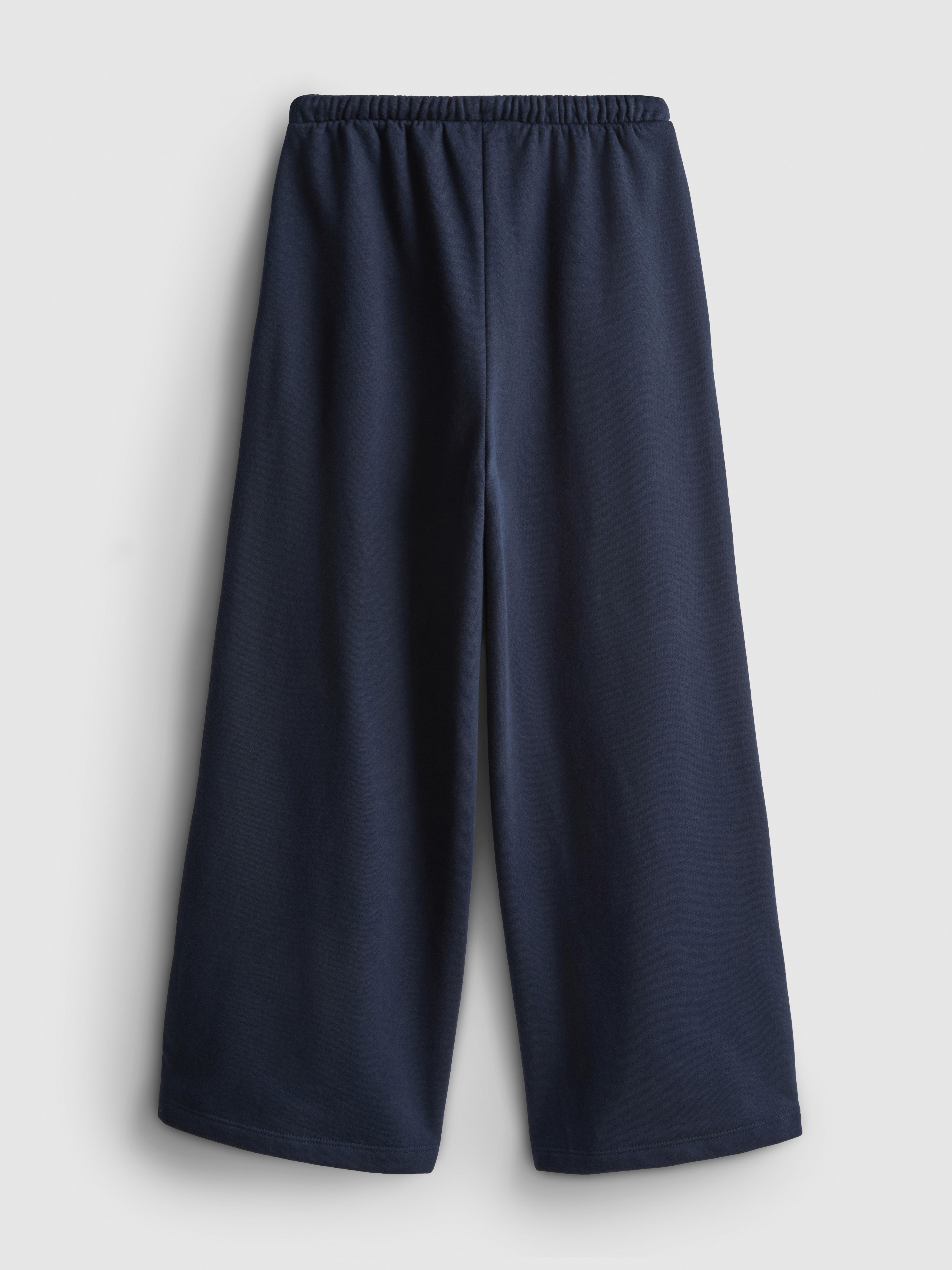 7-15yrs | Cotton-Rich Wide-Leg Joggers