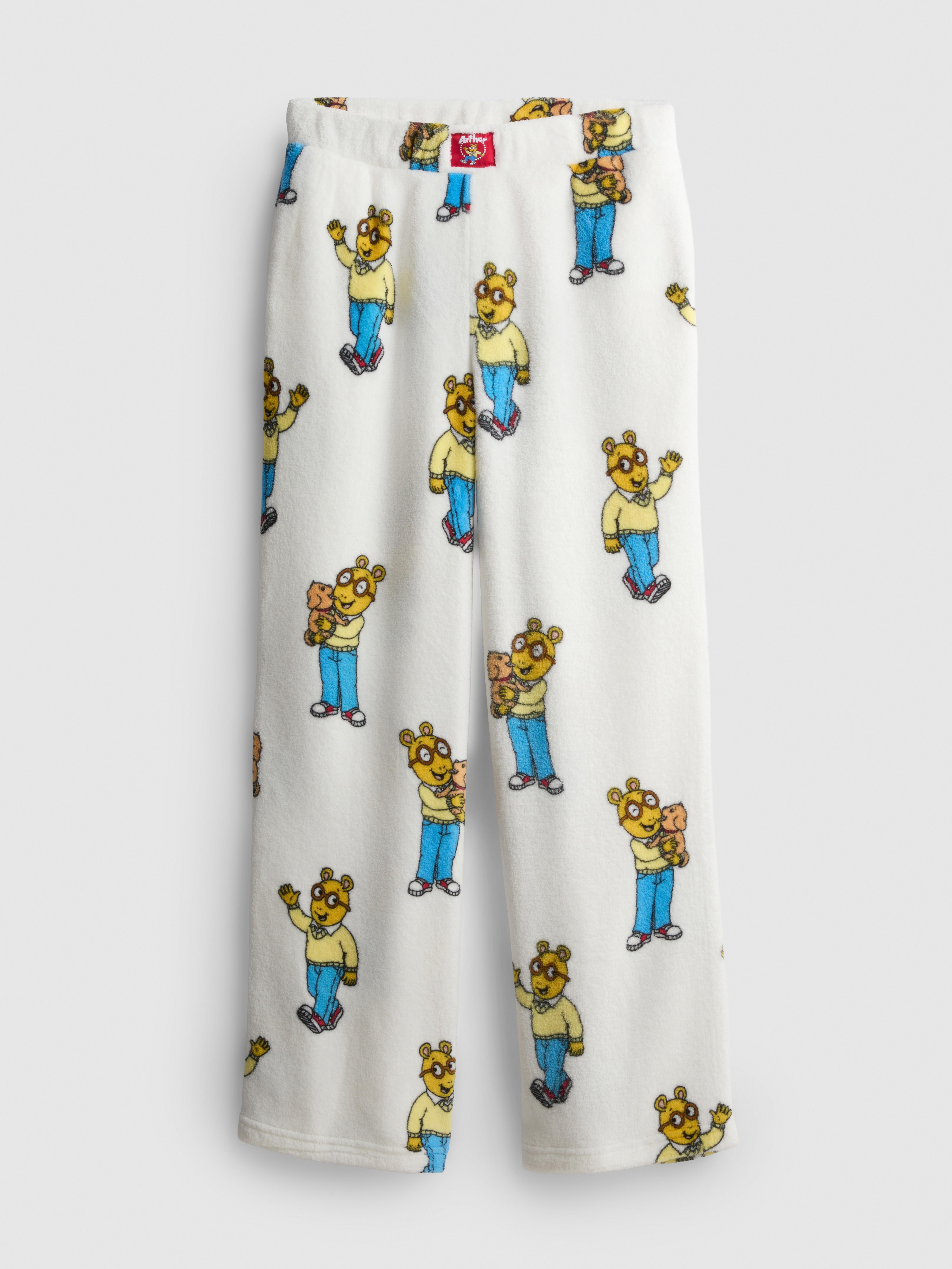 Bas de pyjama large duveteux Arthur