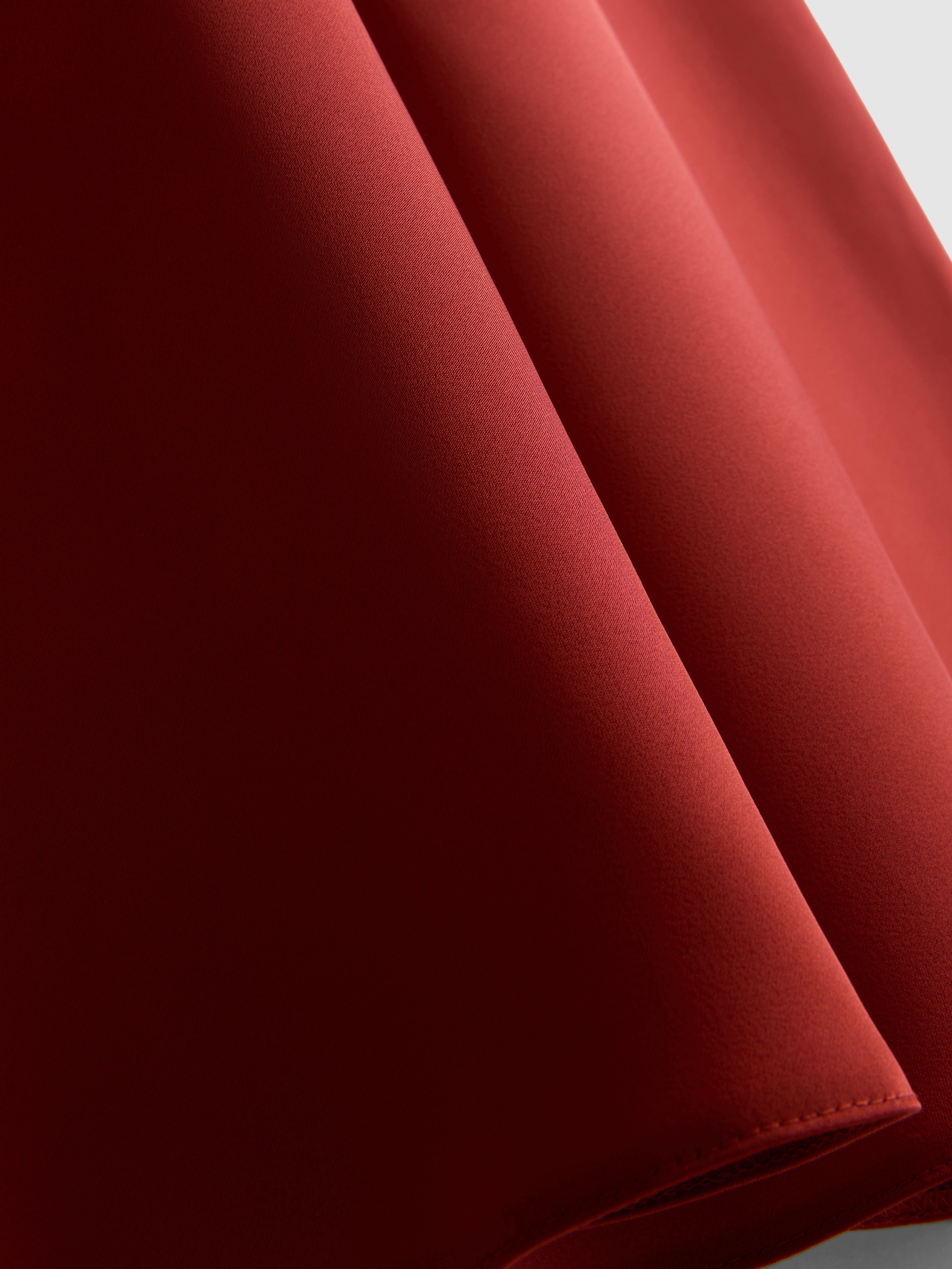 Midi-Tellerrock aus Satin