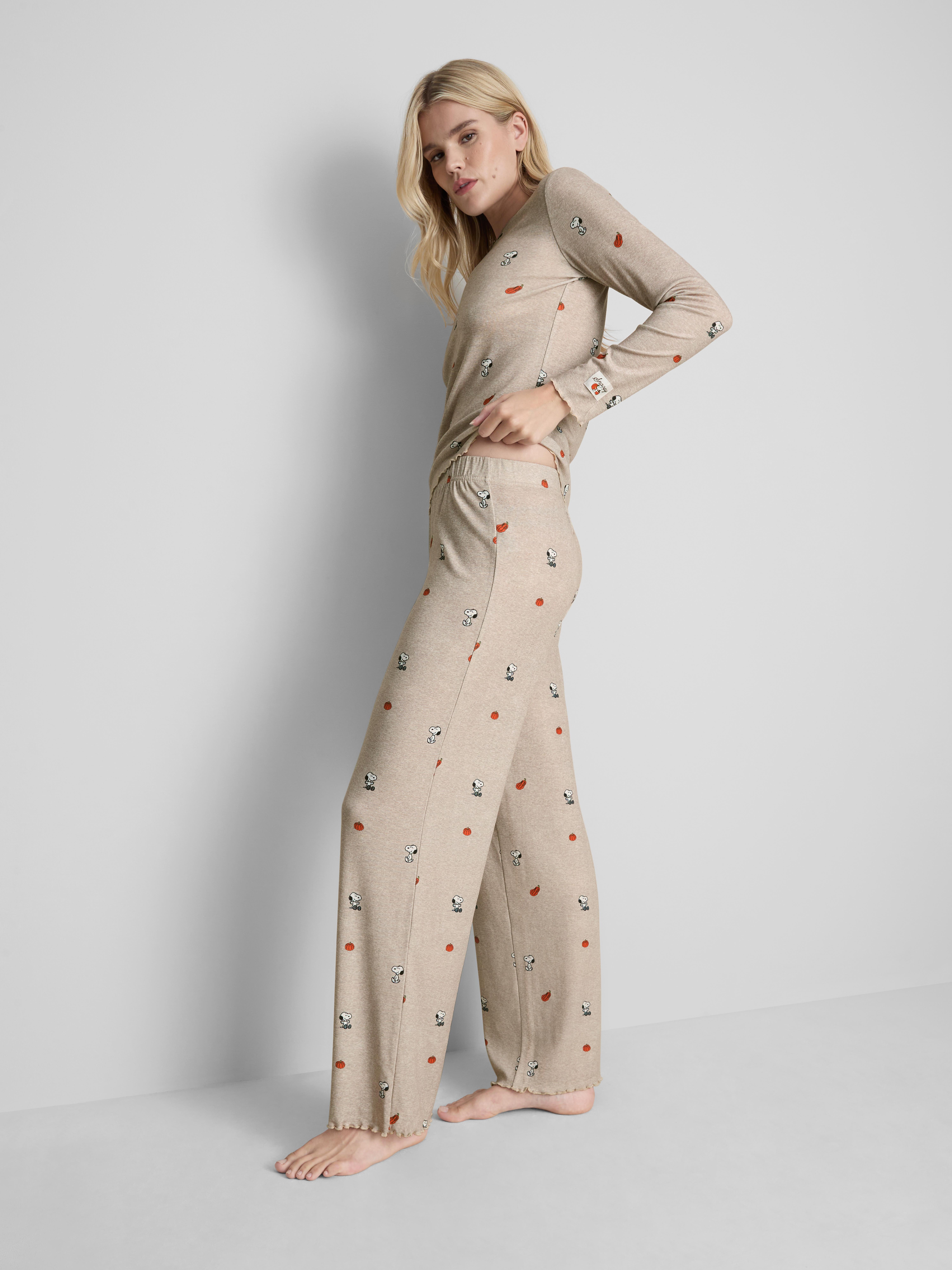 Pantalones de pijama de pointelle de Snooopy