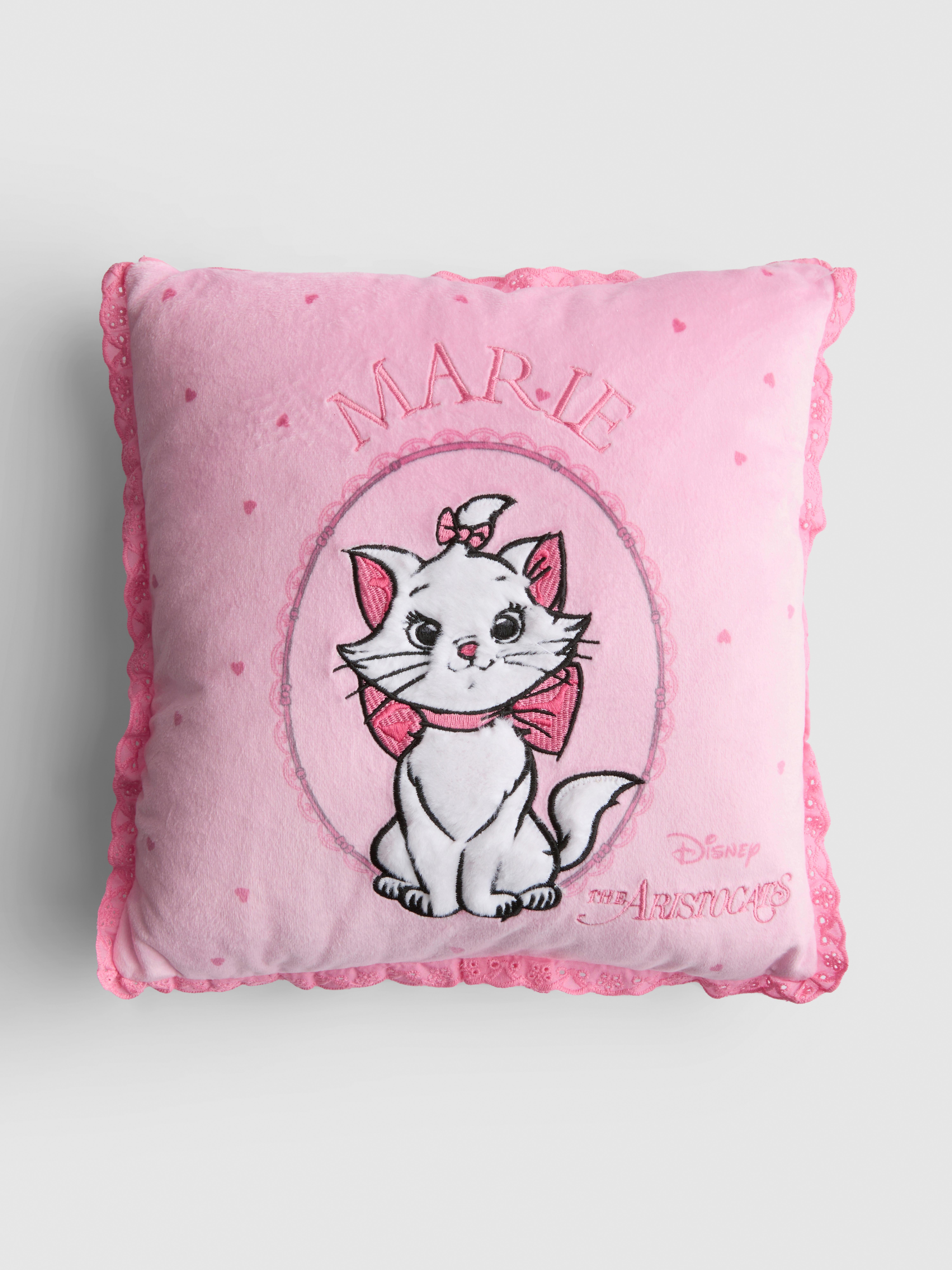 Cojín de Marie de Disney con ribete de encaje