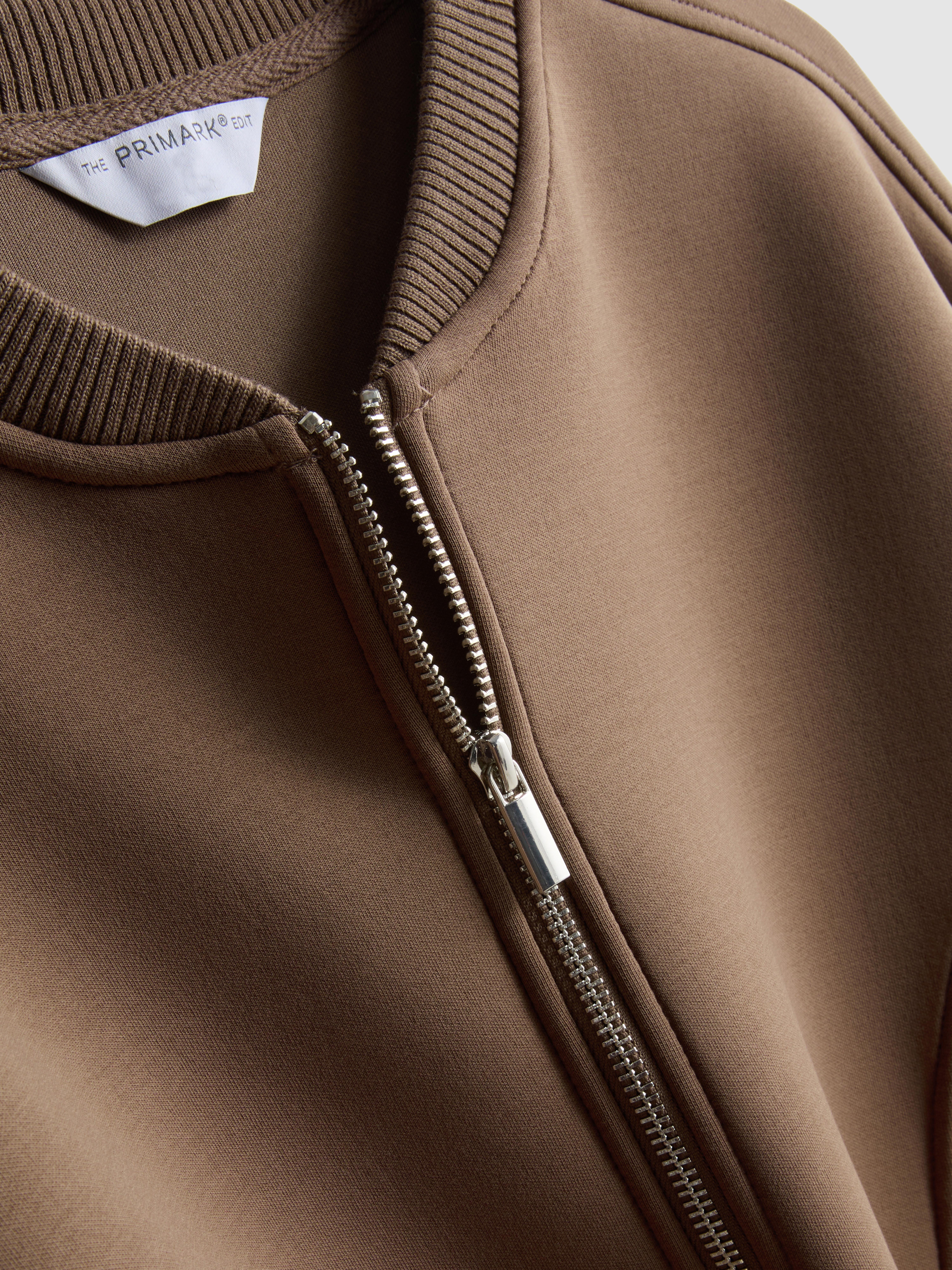 The Edit | Cotton Blend Scuba Bomber