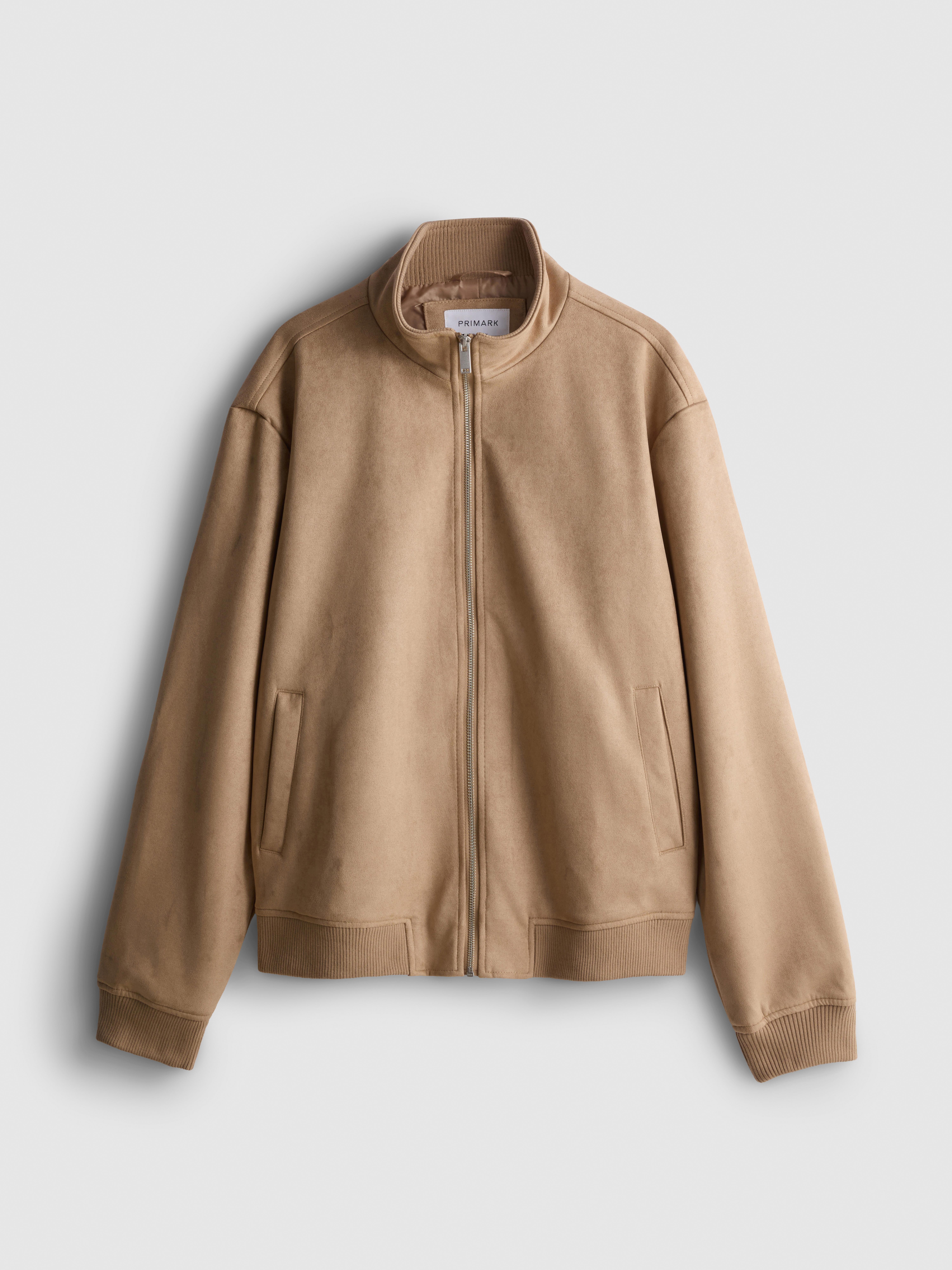 Blouson bomber en suédine