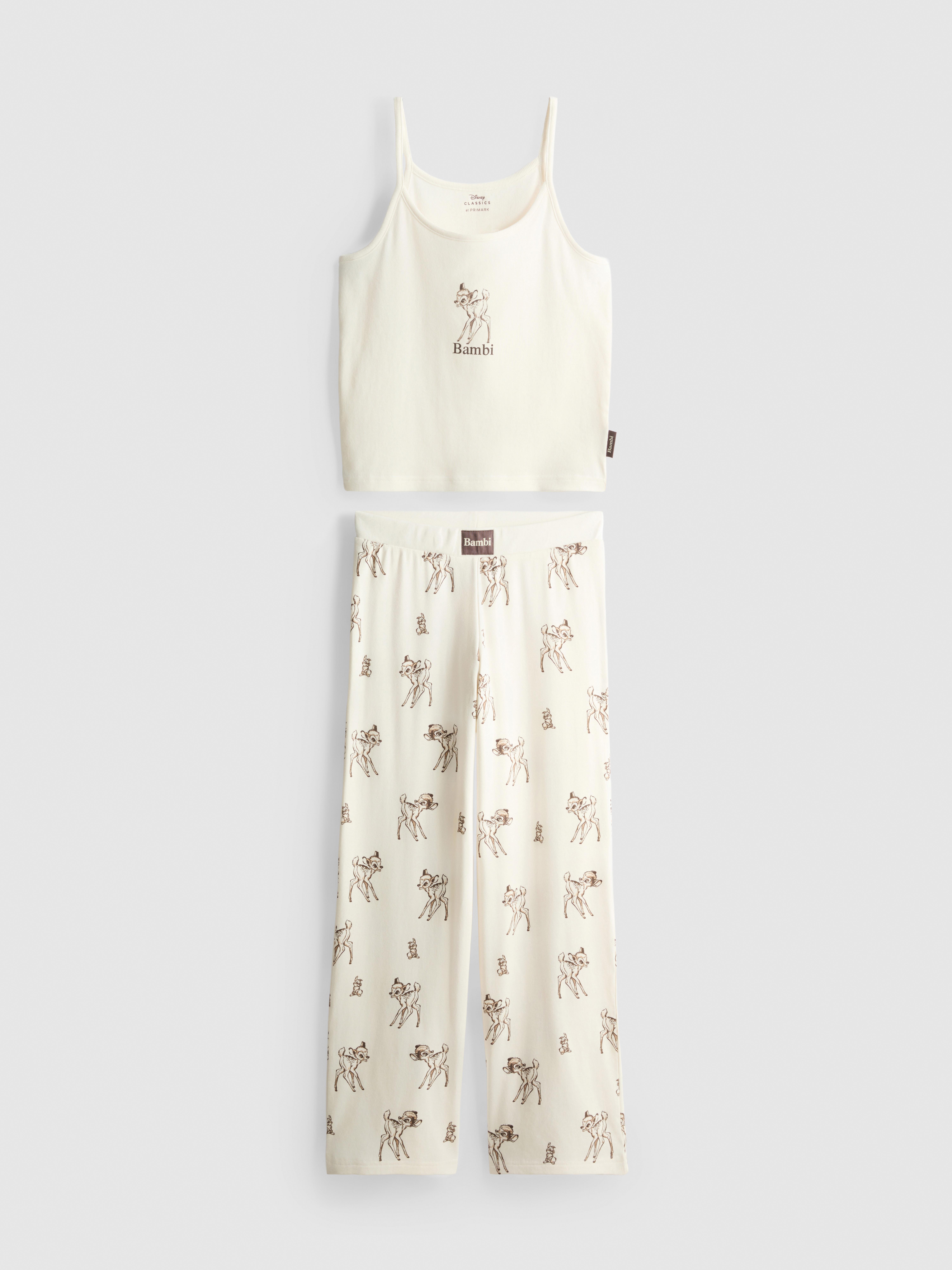Disney's Bambi Ribbed Graphic Pyjamas