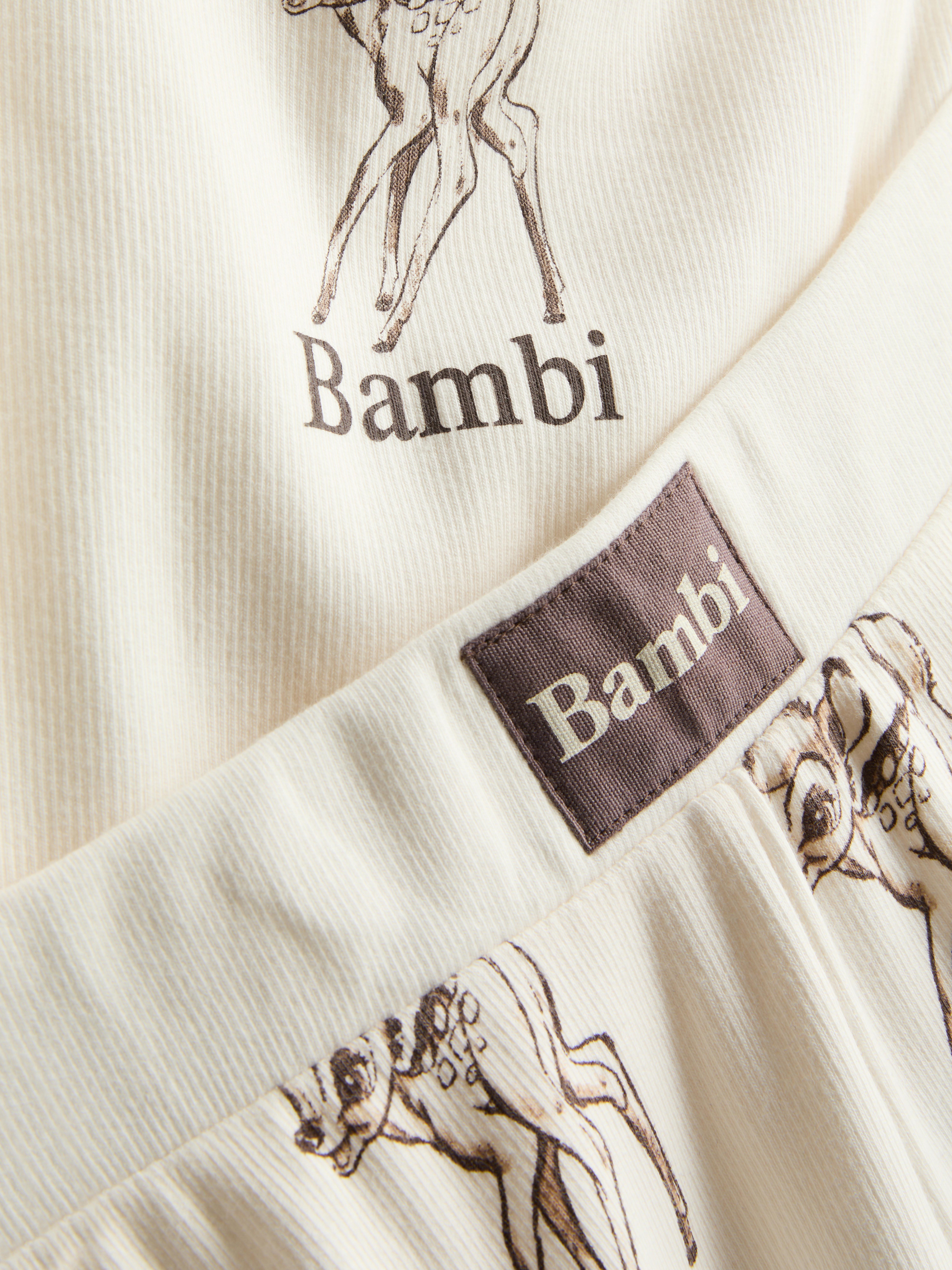 Disney's Bambi Ribbed Graphic Pyjamas