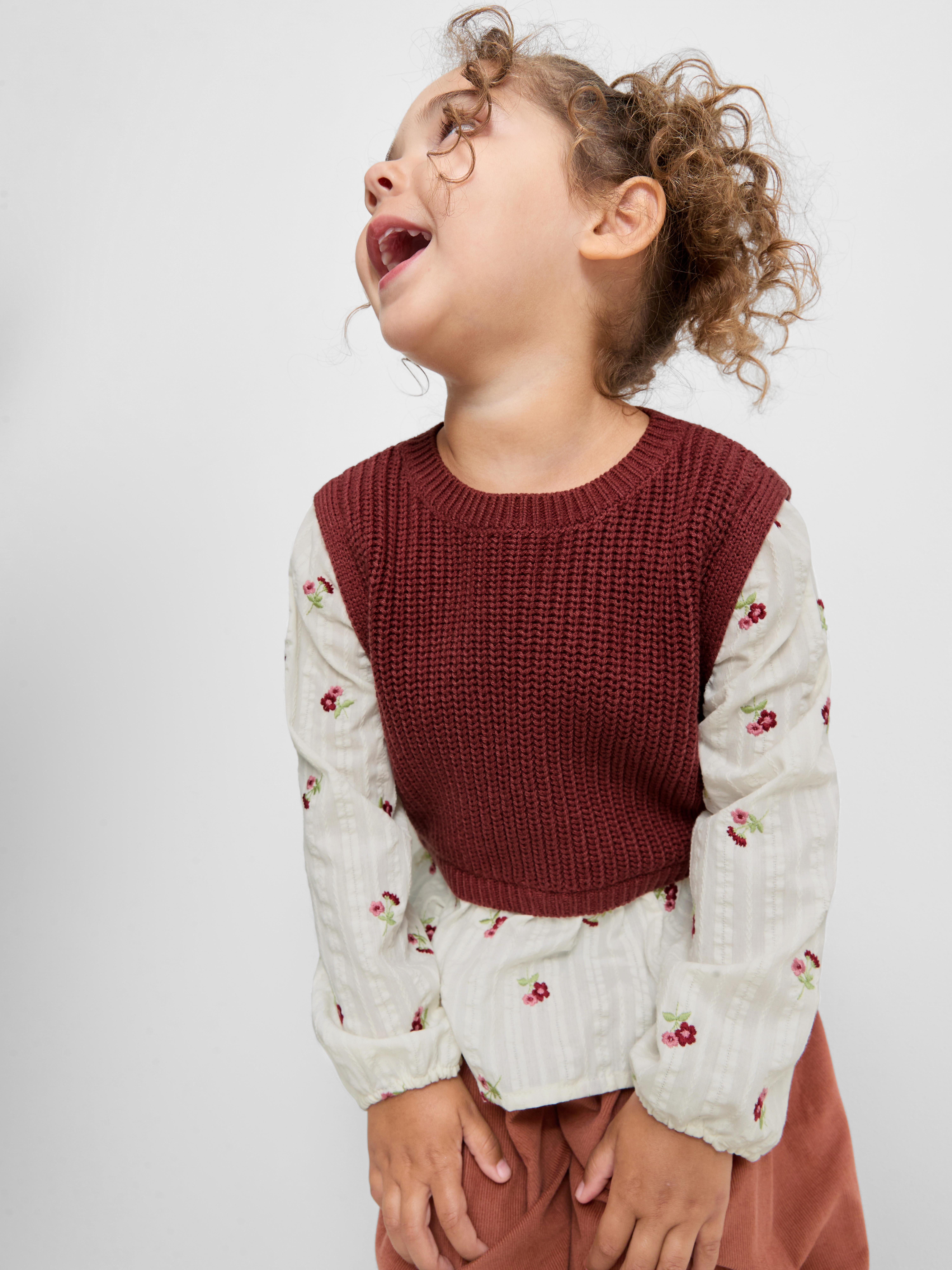 1-9yrs | 2-in-1 Vest Blouse