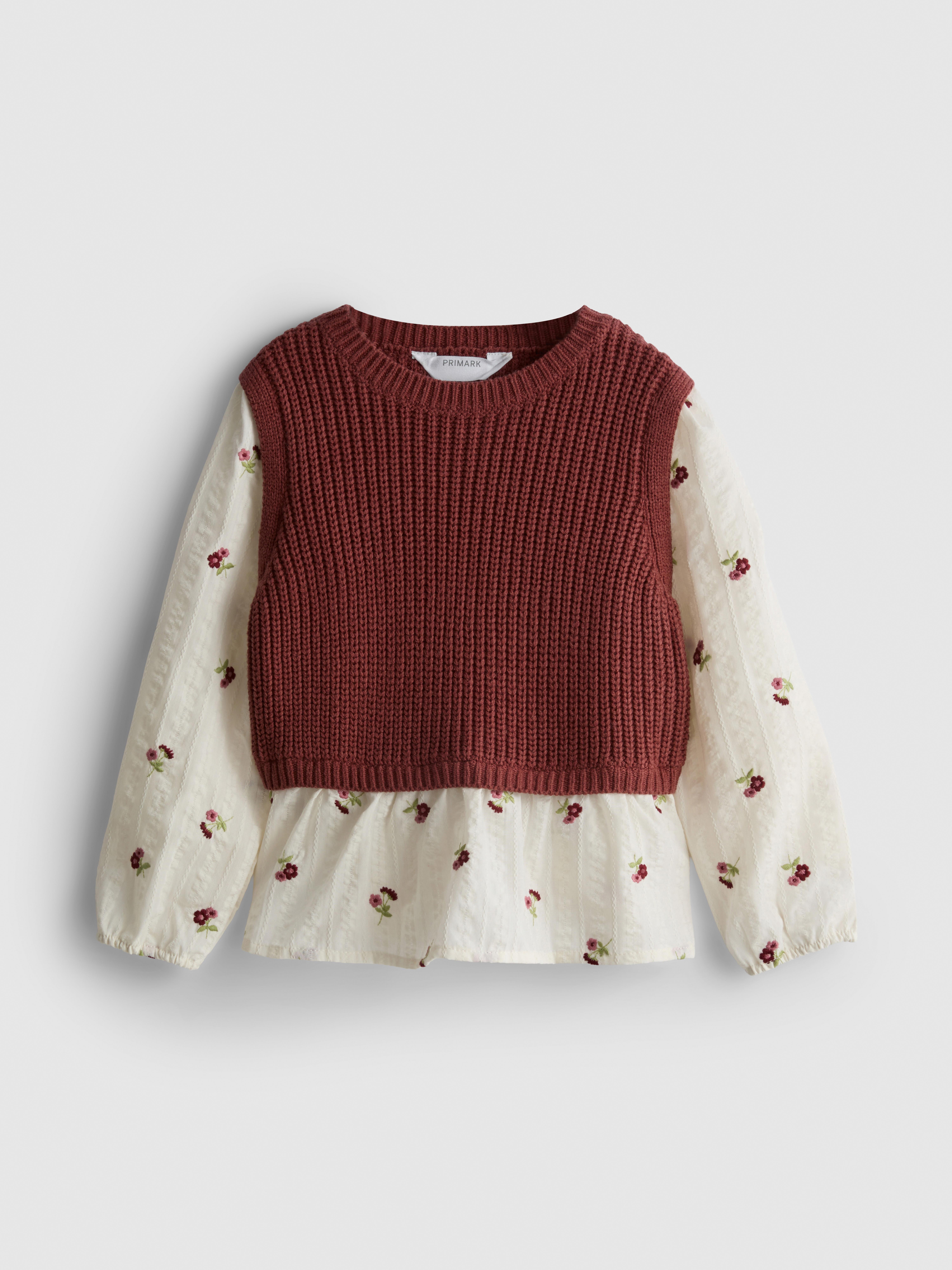 1-9yrs | 2-in-1 Vest Blouse