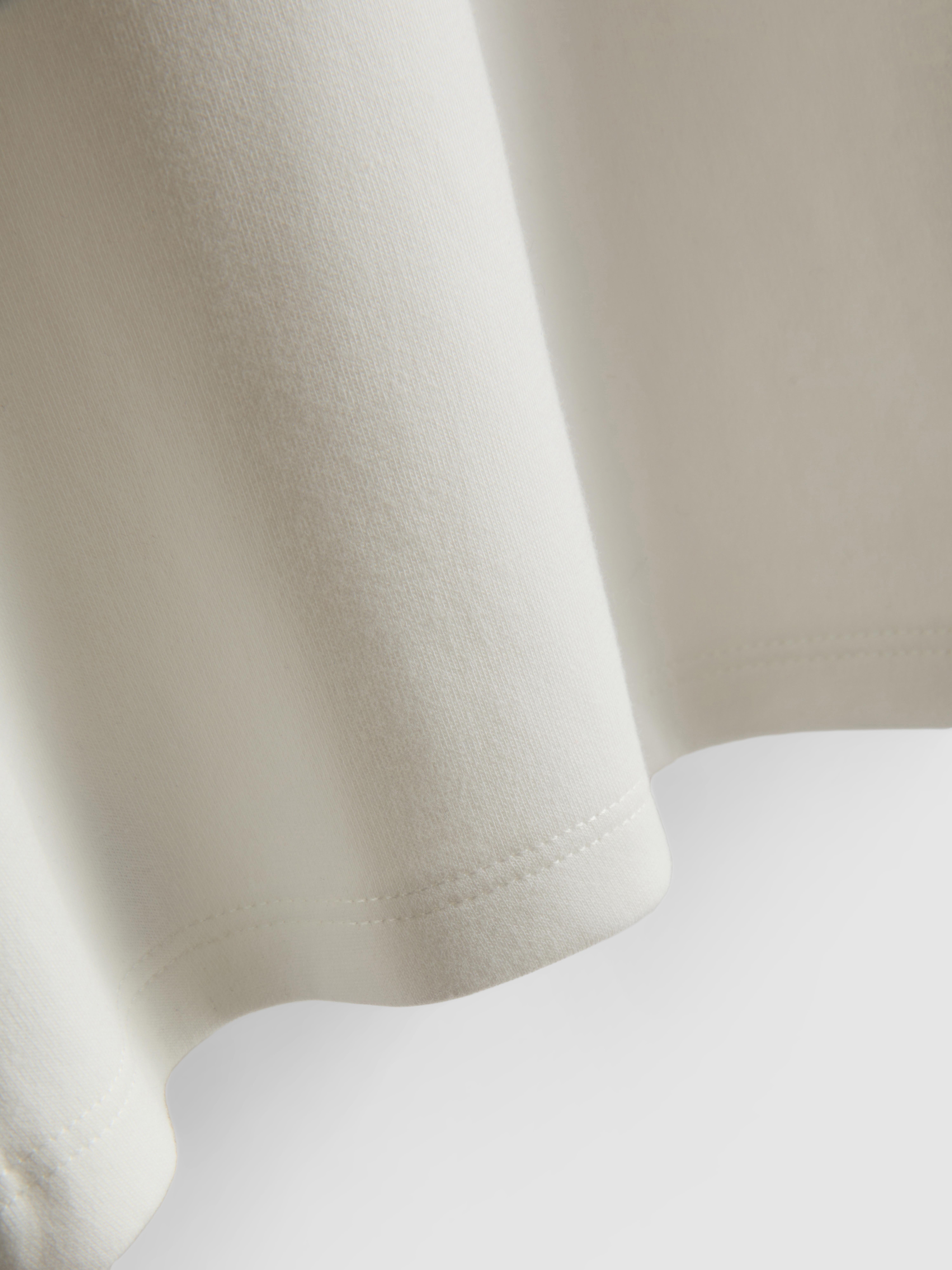 Katoenrijk T-shirt met rimpeldetails By Coleen