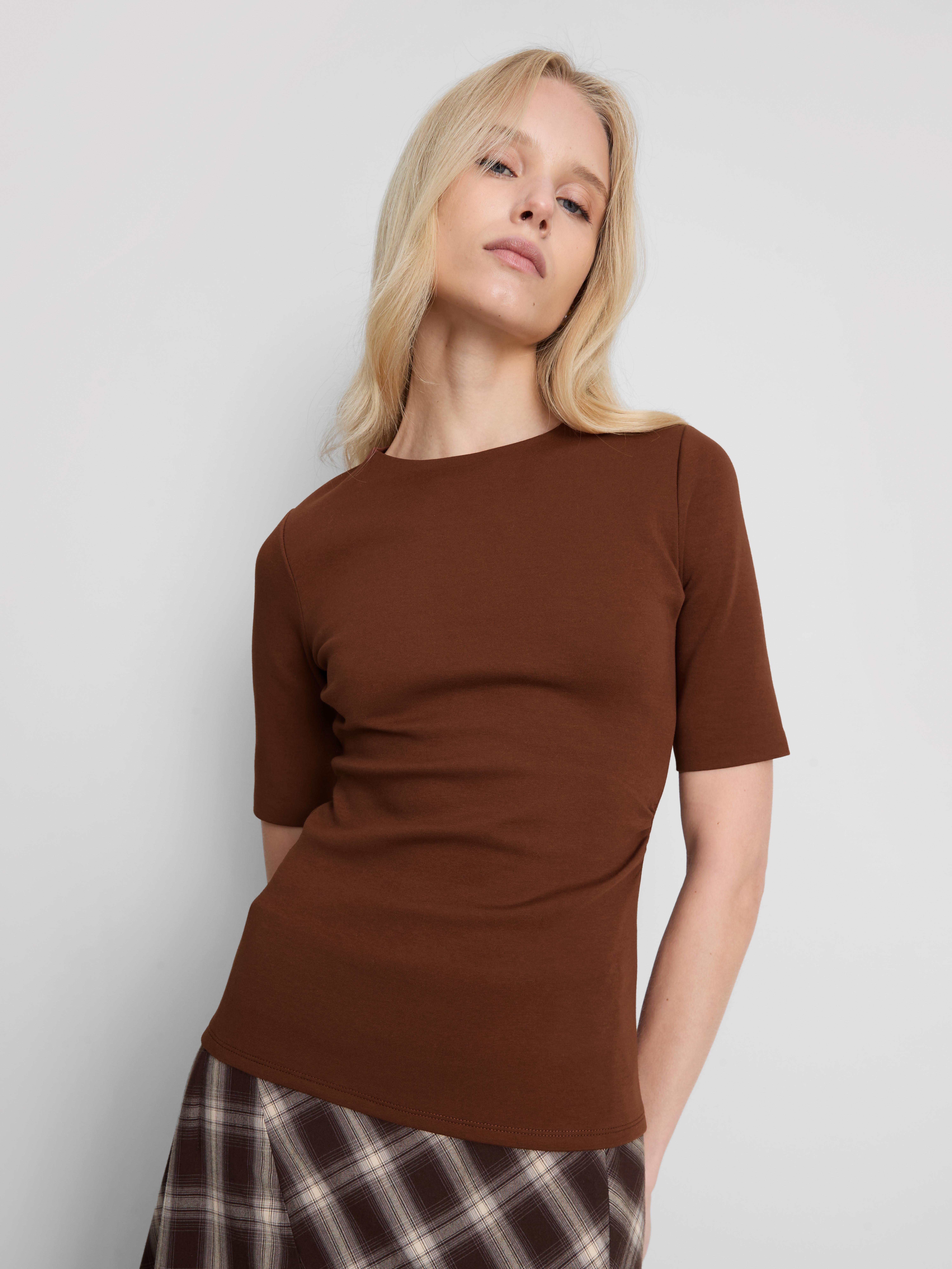 Camiseta con fruncido y mucho algodón By Coleen
