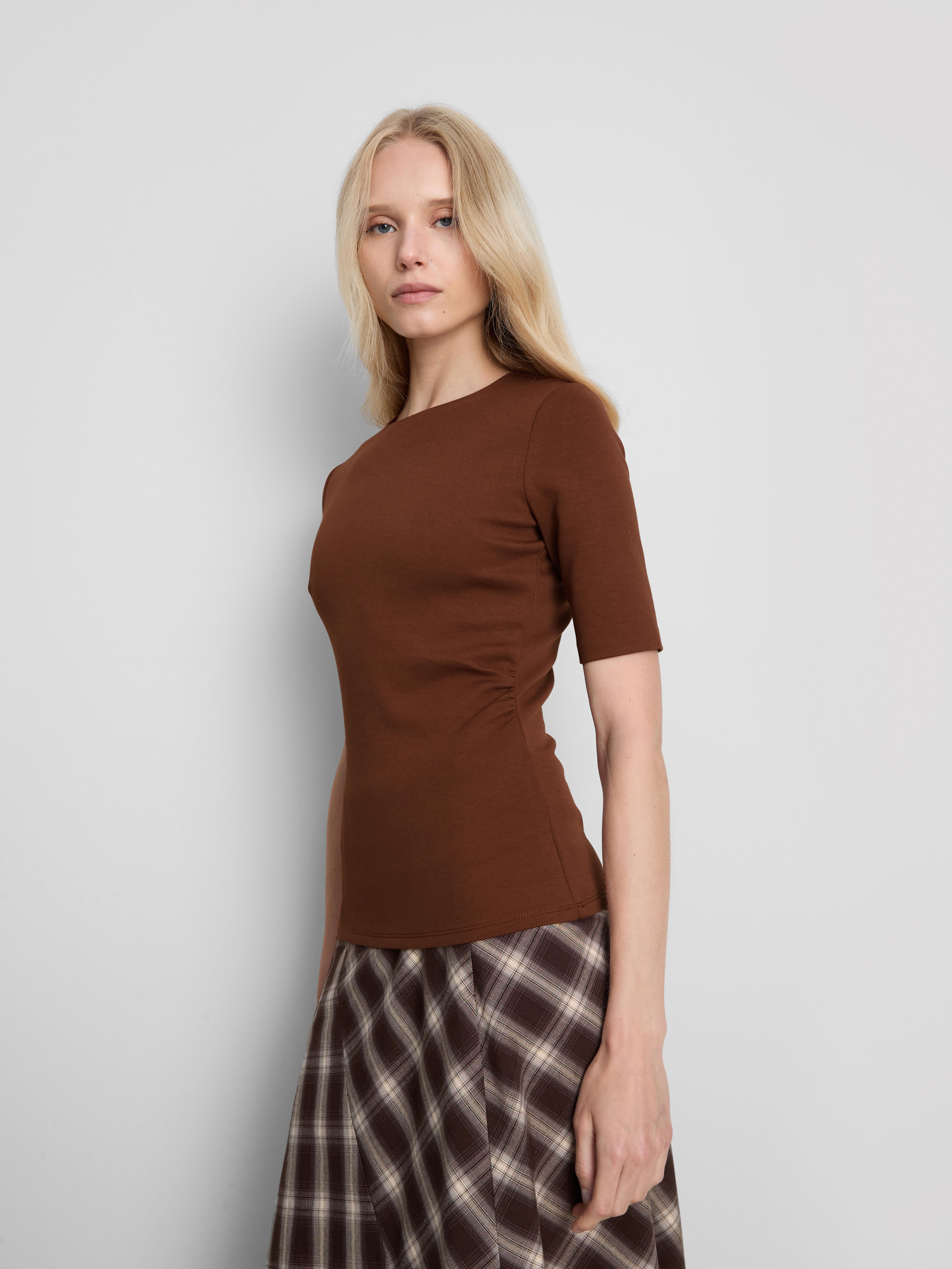 Camiseta con fruncido y mucho algodón By Coleen