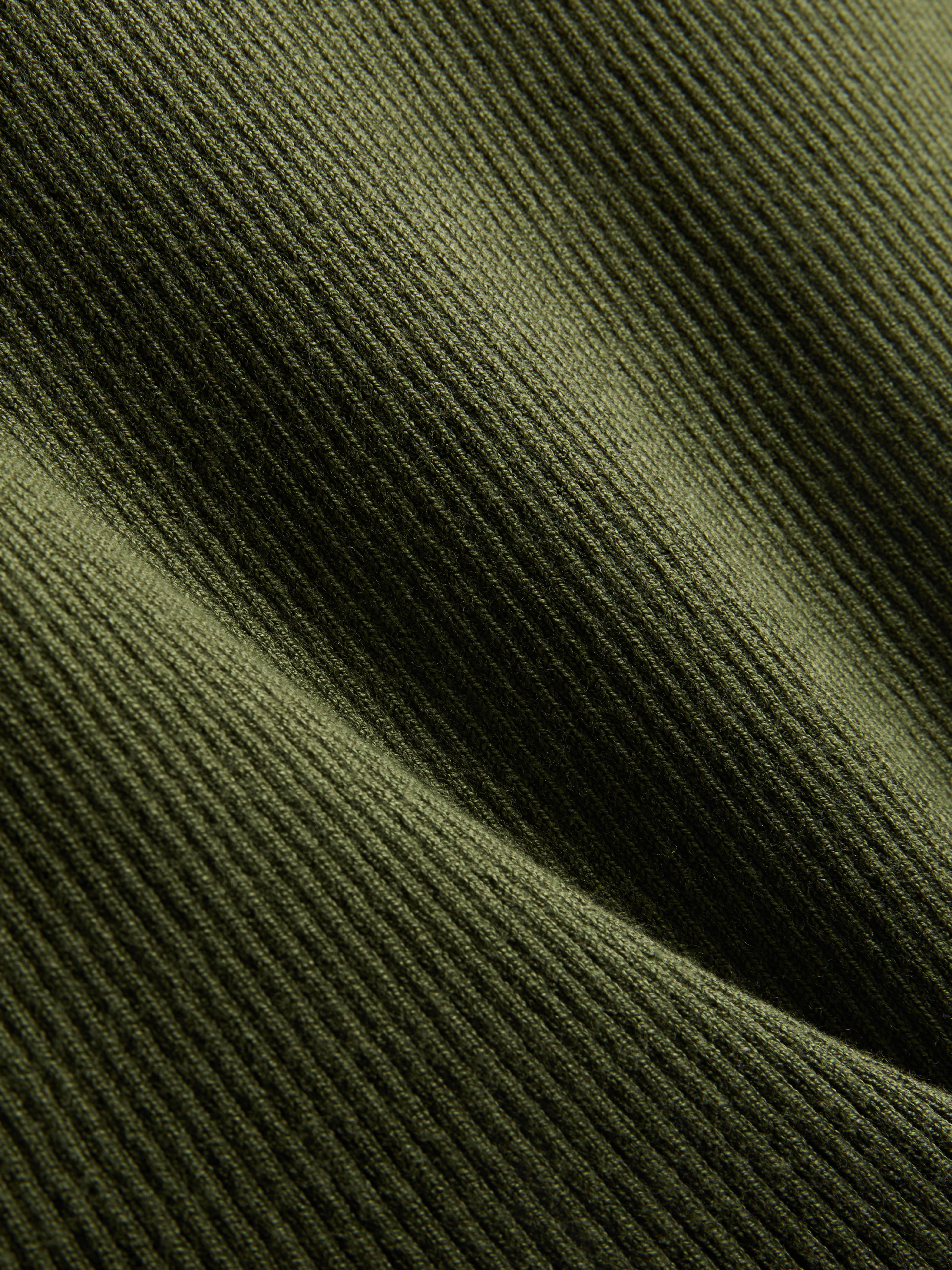 Ribbed Crew Neck Jumper