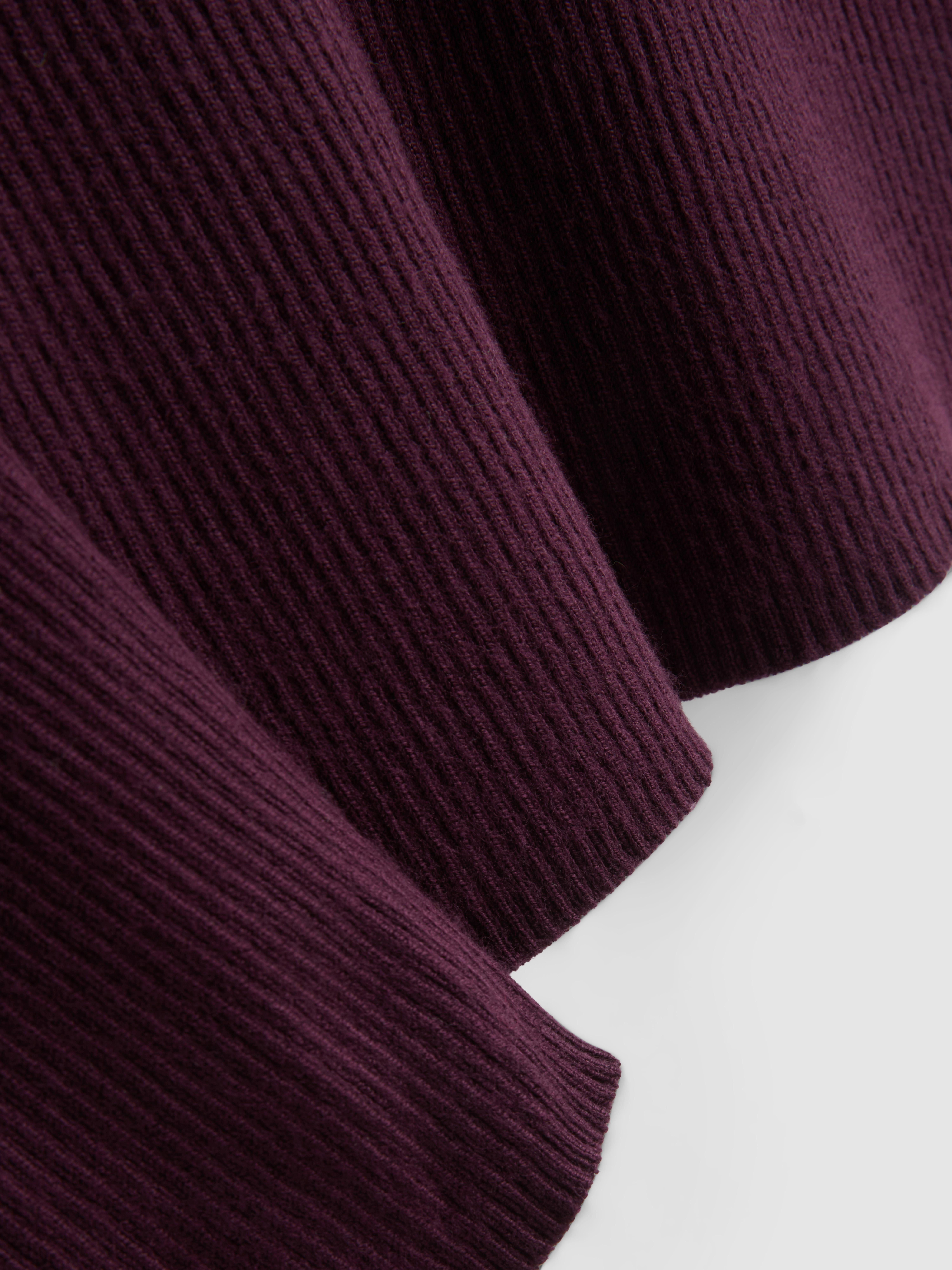 Ribbed Crew Neck Sweater