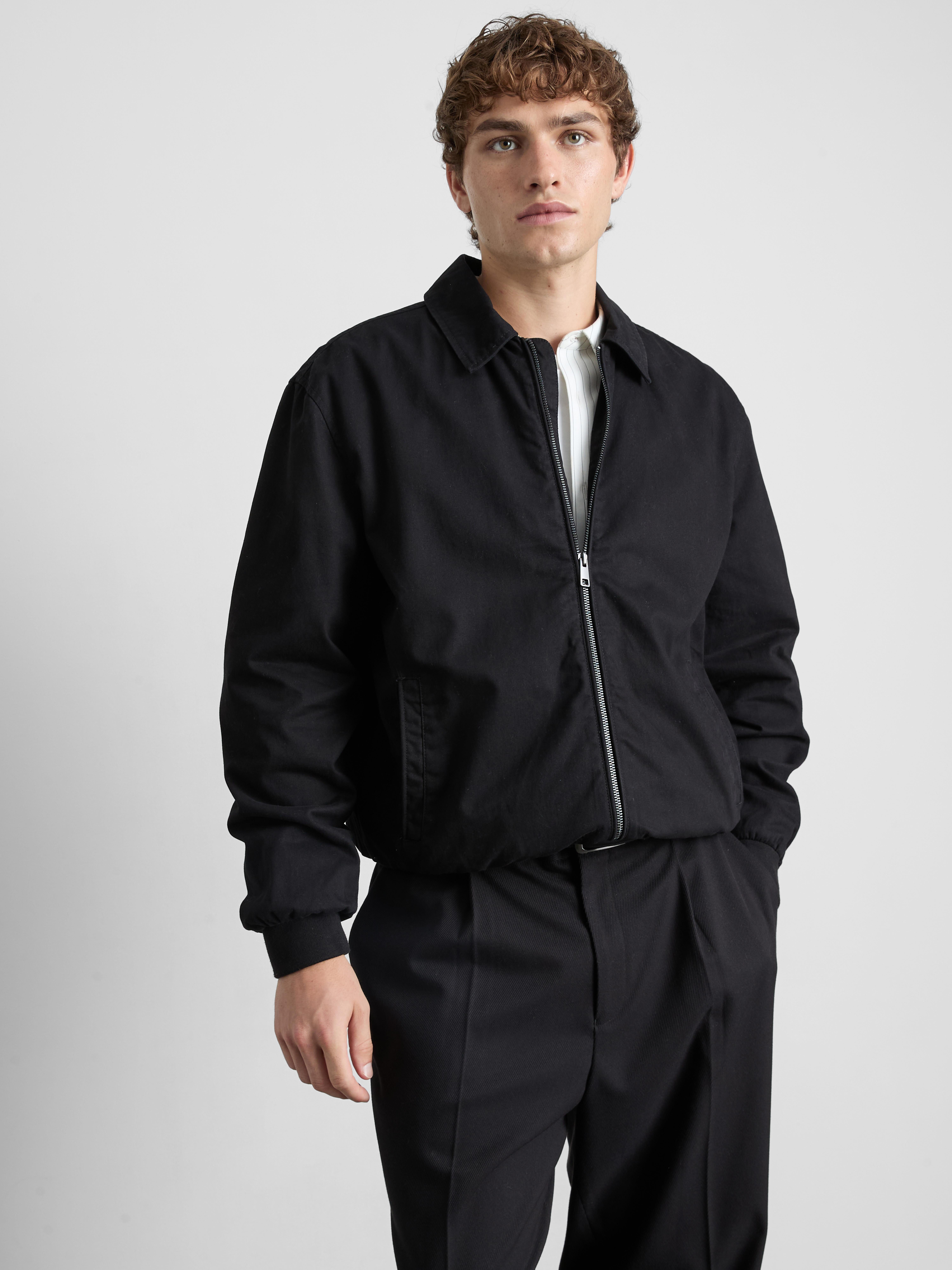Collared Harrington Jacket
