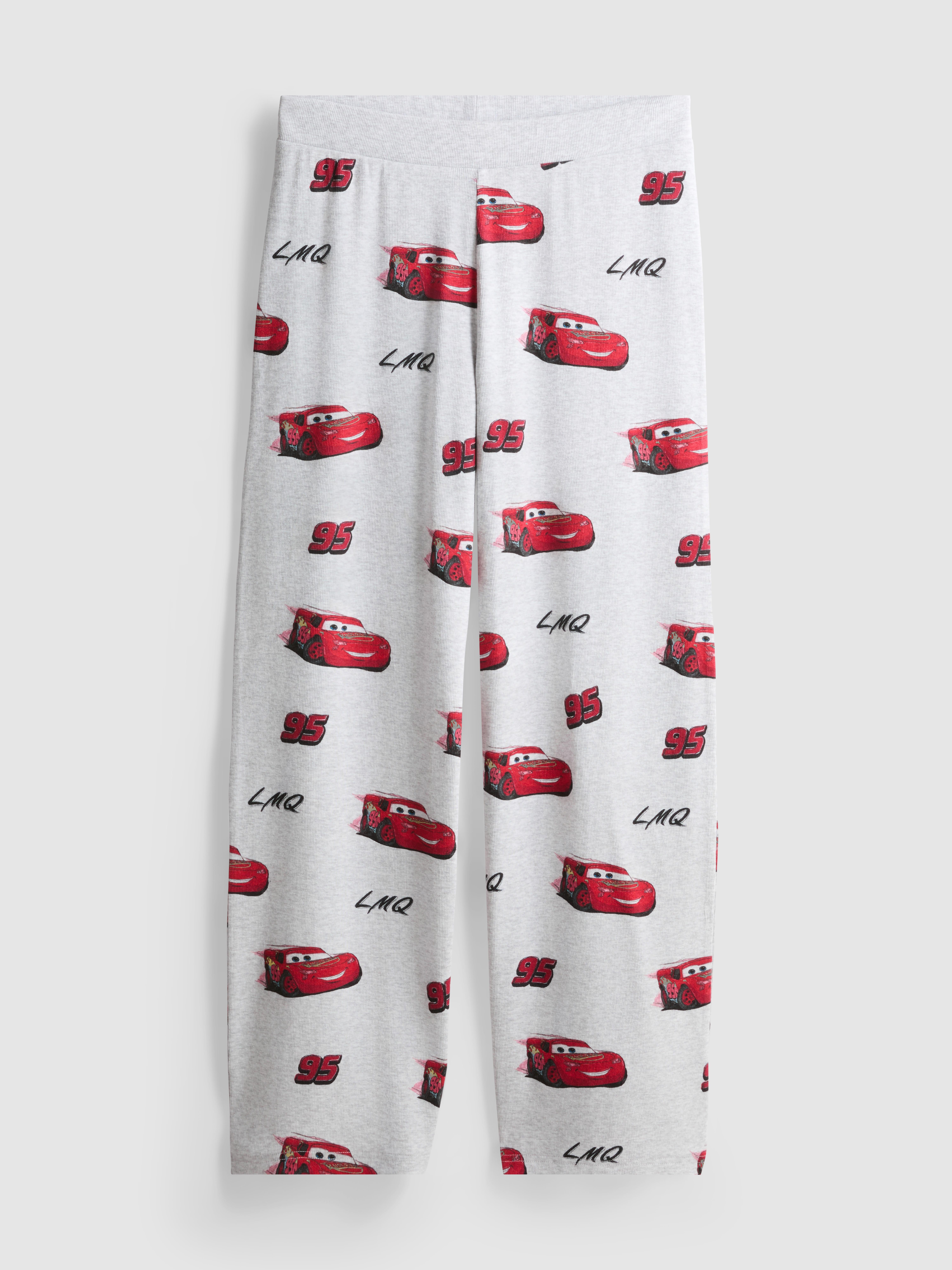 Disney Pixar's Cars Cotton-Rich Ribbed Pajama Bottoms