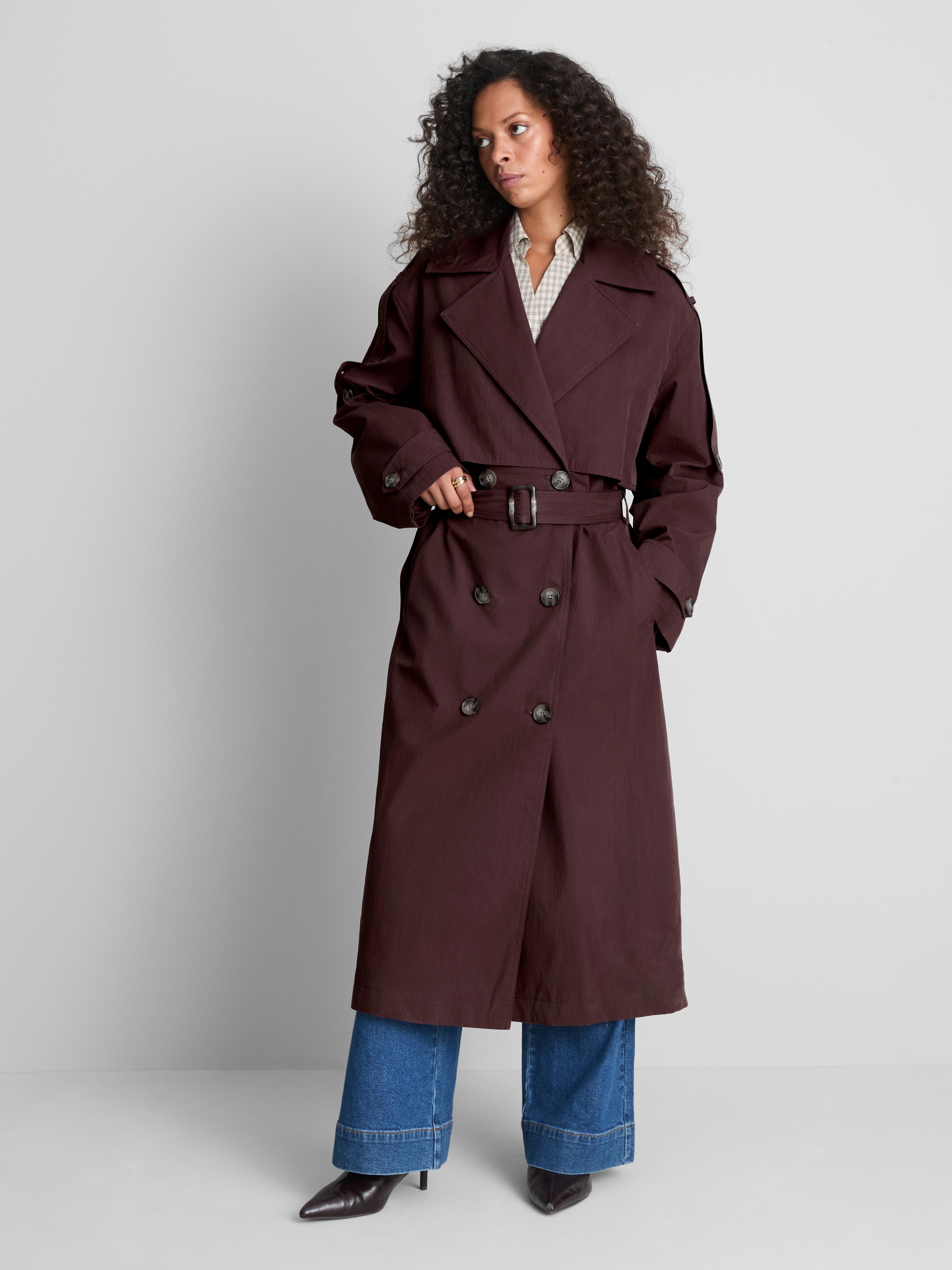Paula Echevarría Belted Raincoat