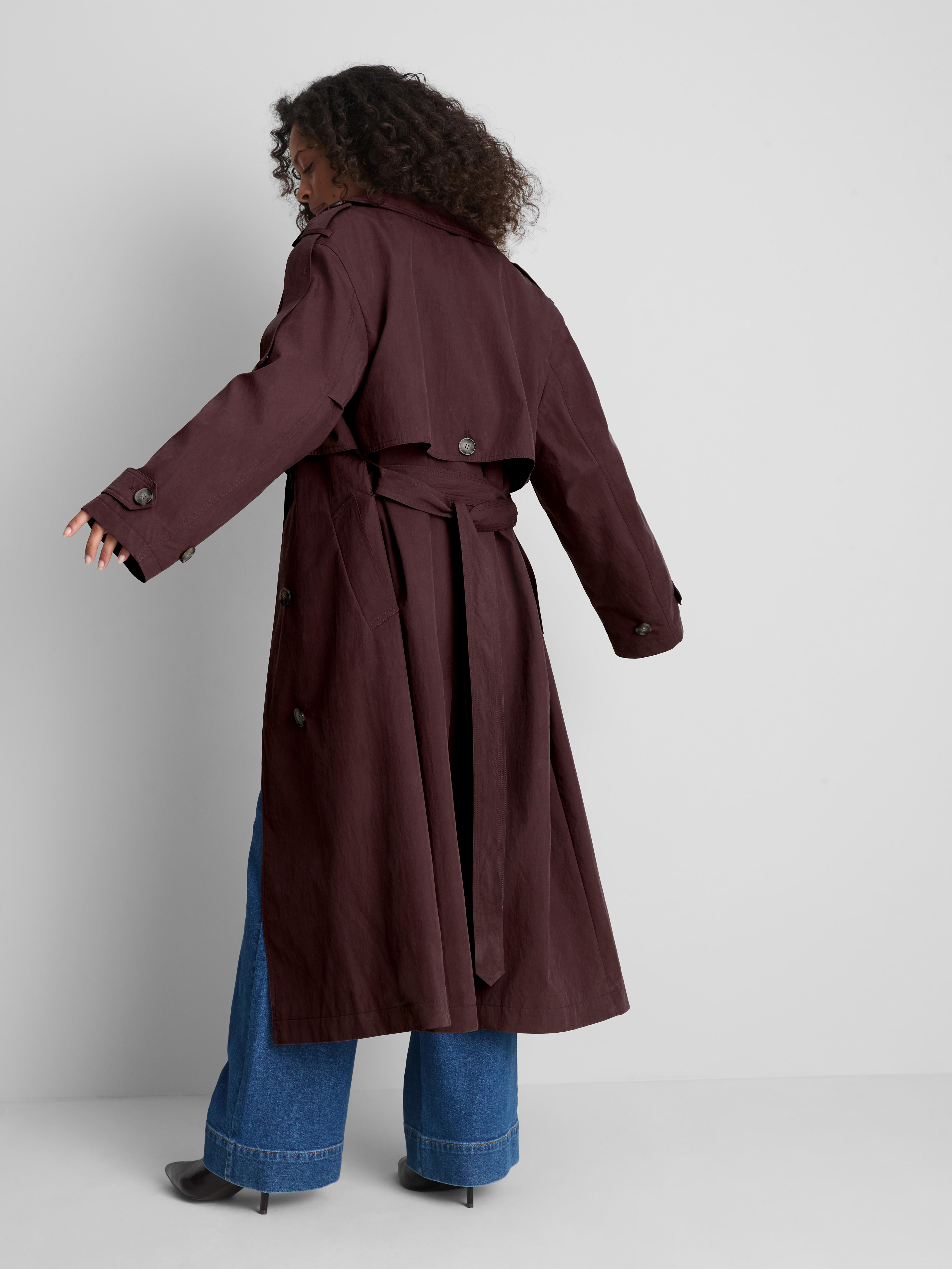 Paula Echevarría Belted Raincoat