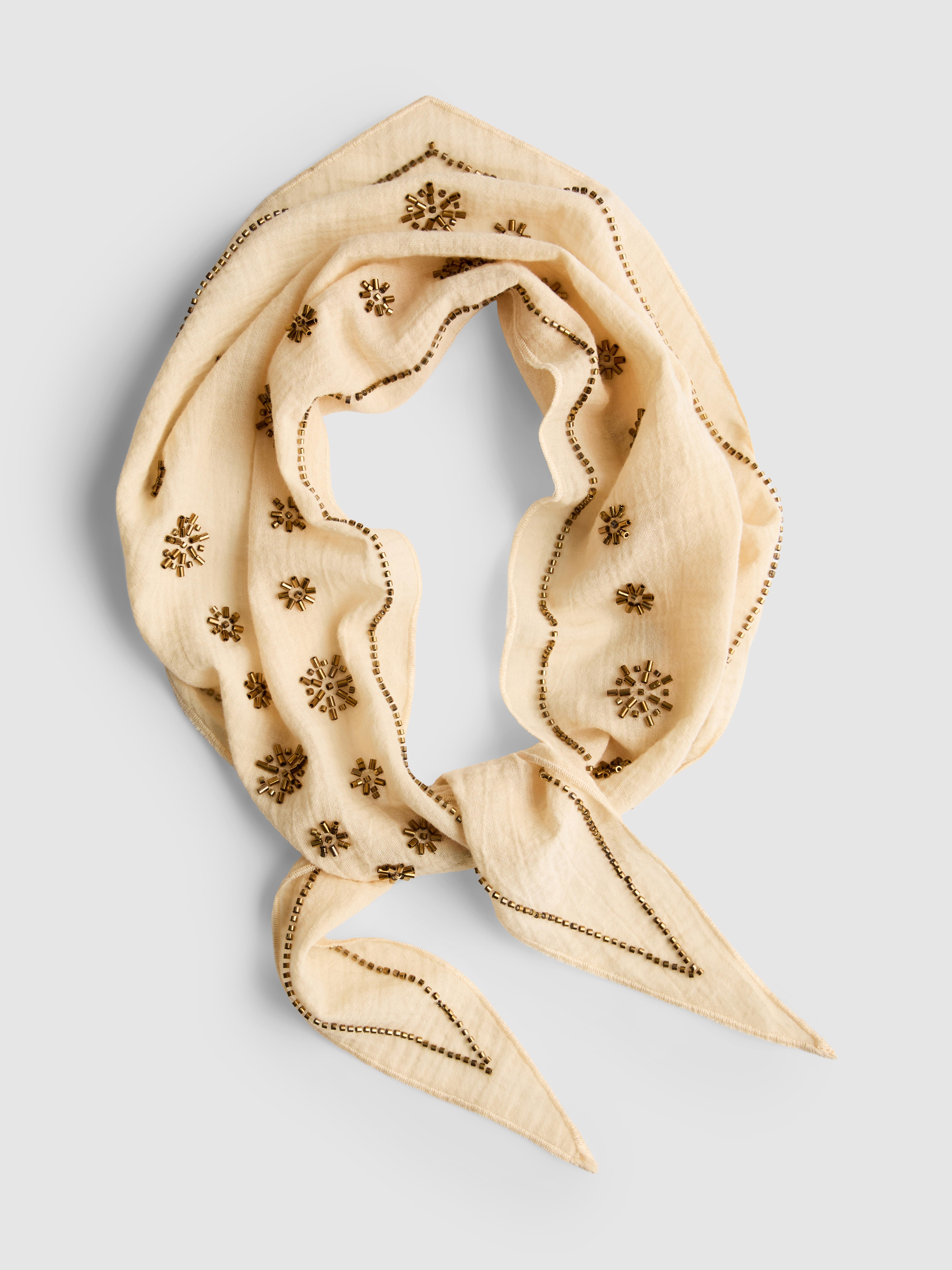 Bandana met kraaltjes