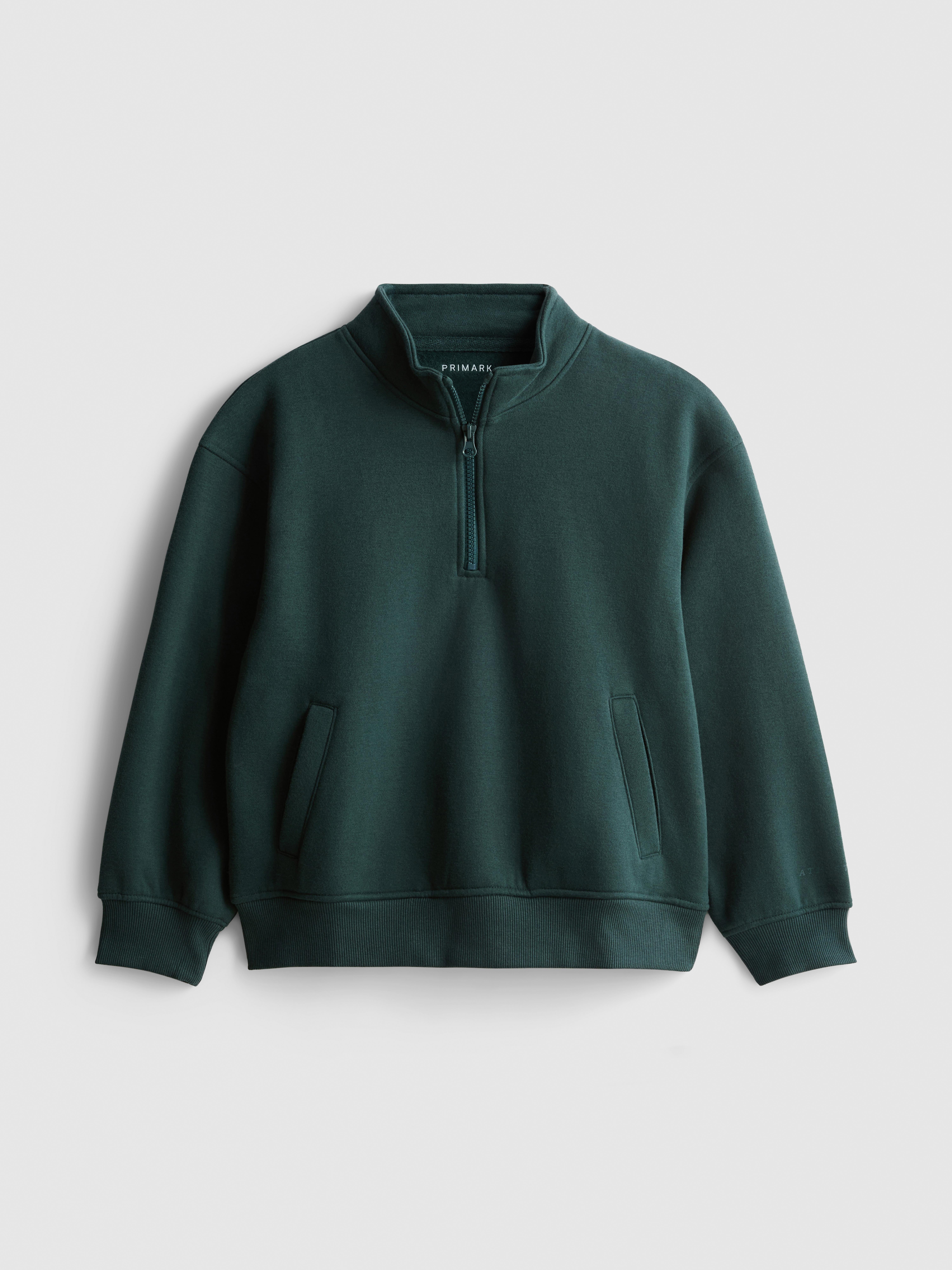 7-15yrs | Cotton-Rich Half-Zip Sweatshirt