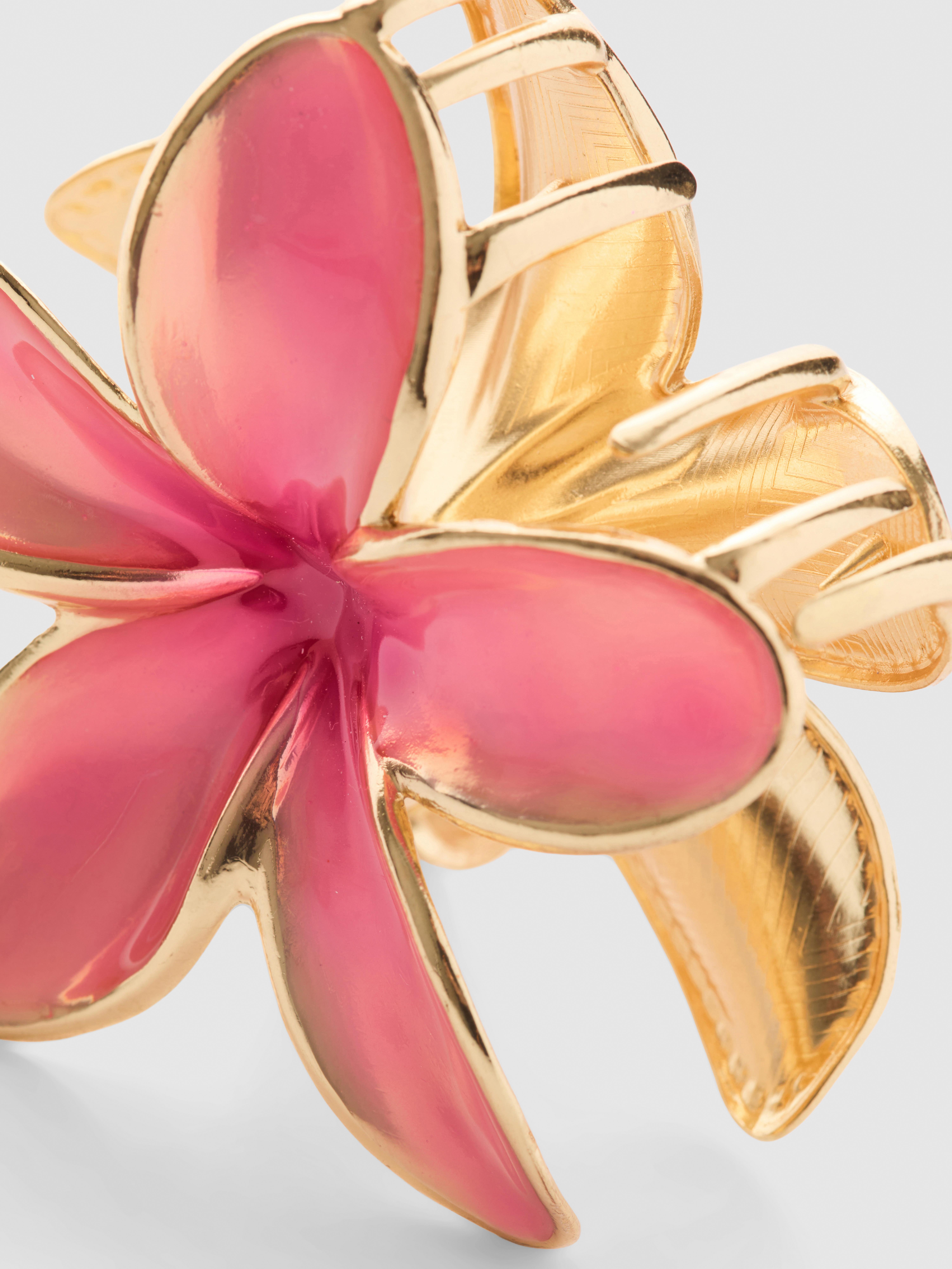 Flower Claw Hair Clip