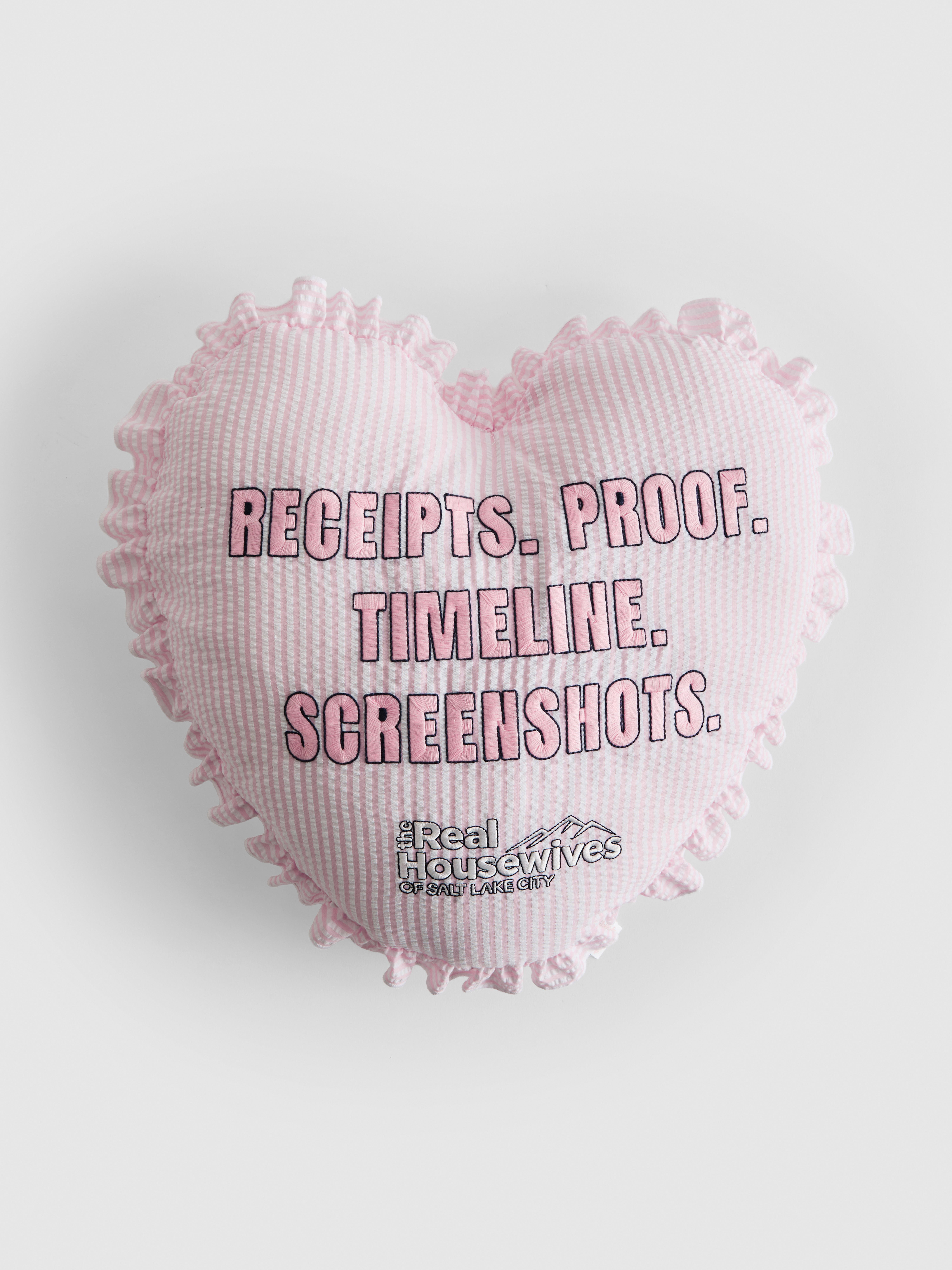 The Real Housewives Heart Cushion