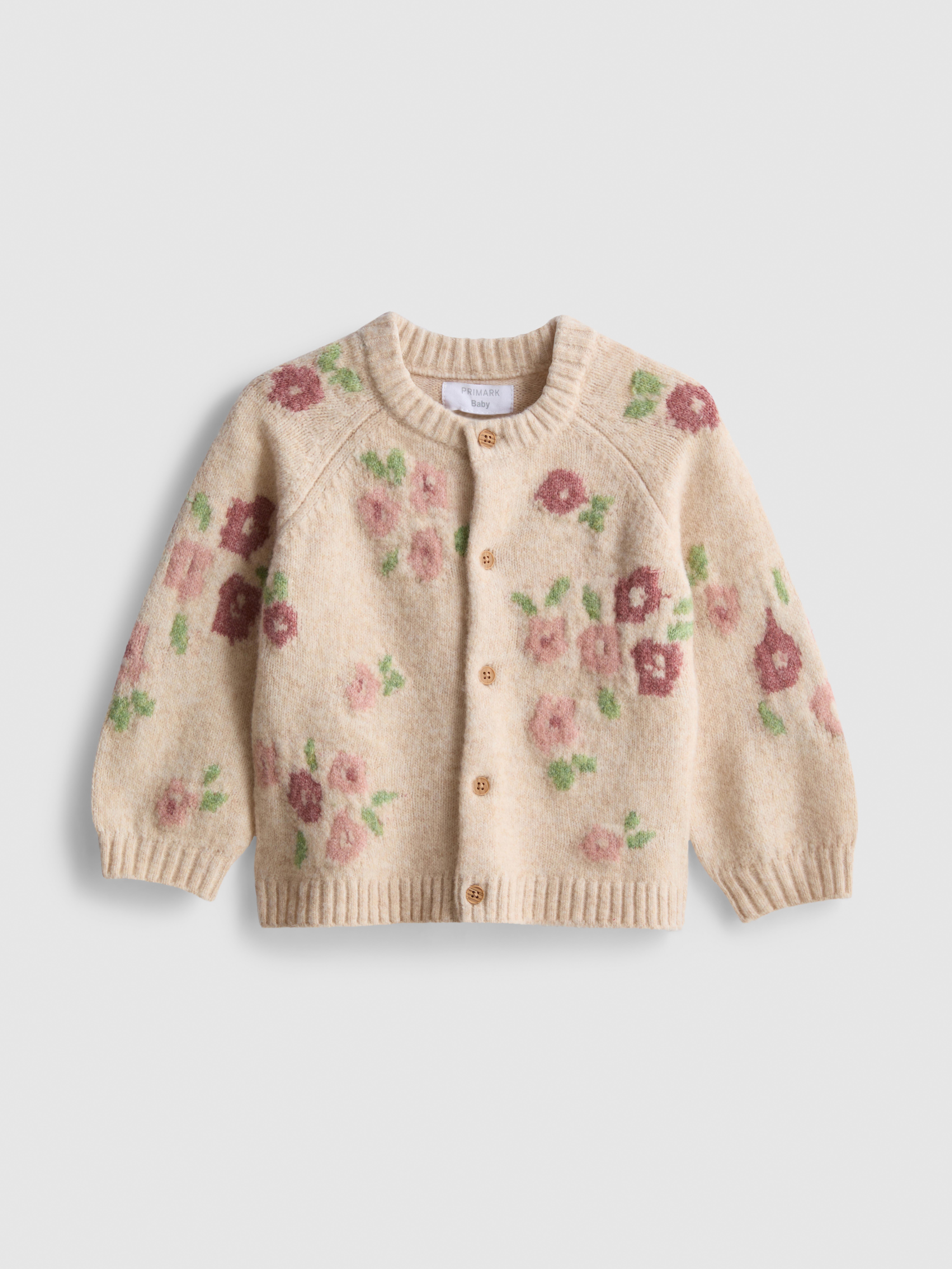 0-18mths | Floral Knit Cardigan