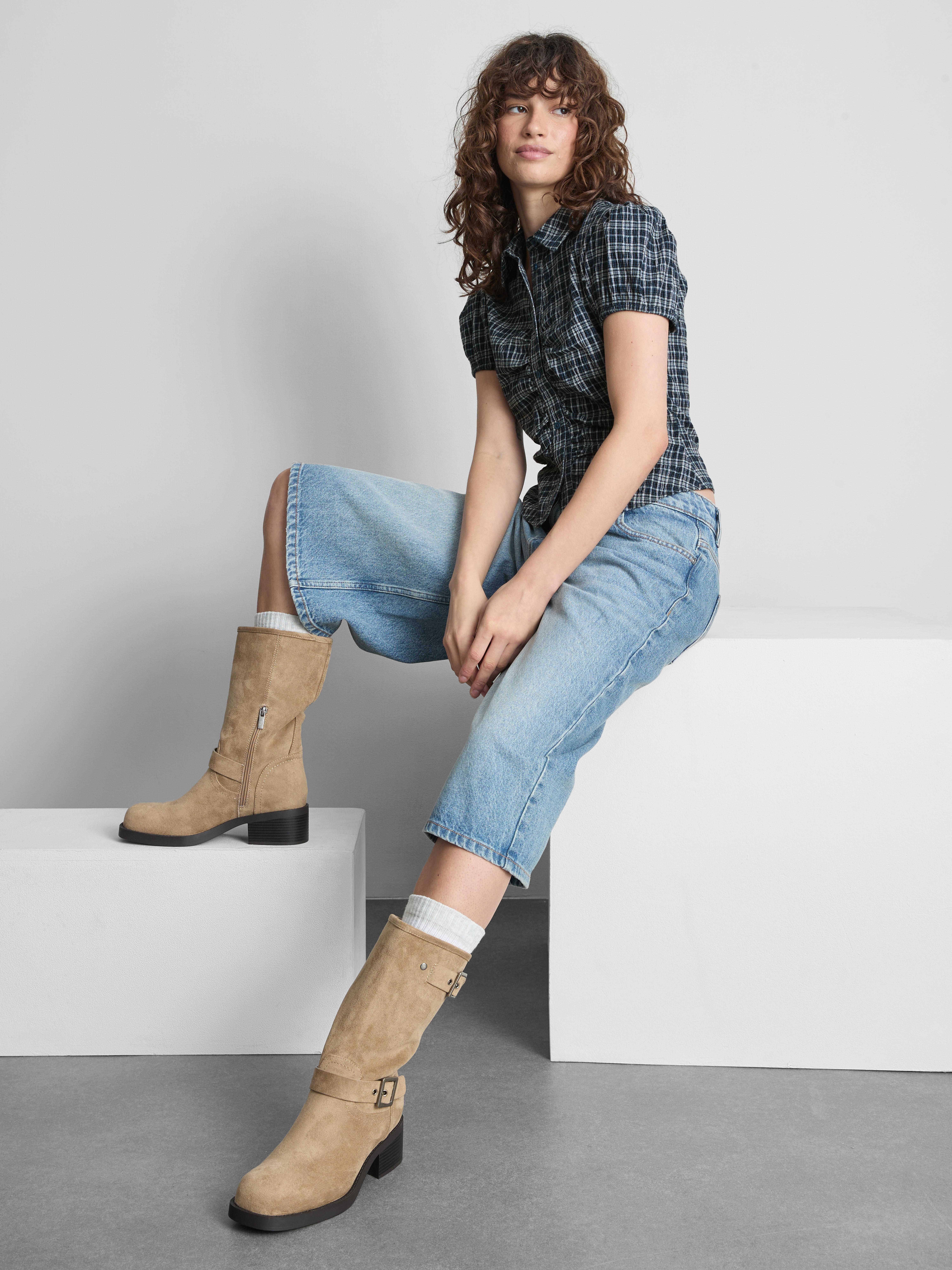 The Primark Scene | Fitted Ruche Detail Check Shirt