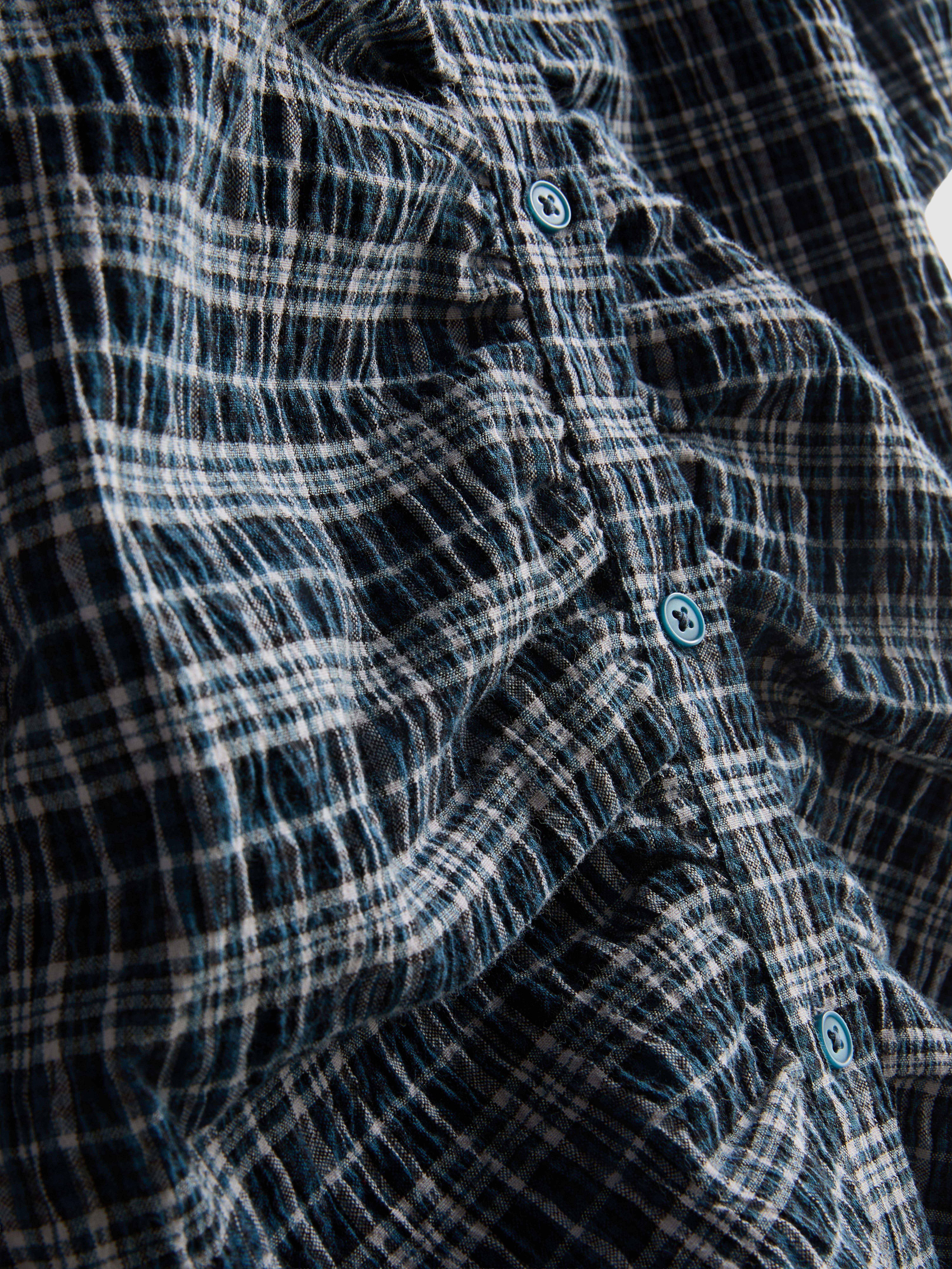 The Primark Scene | Fitted Ruche Detail Check Shirt