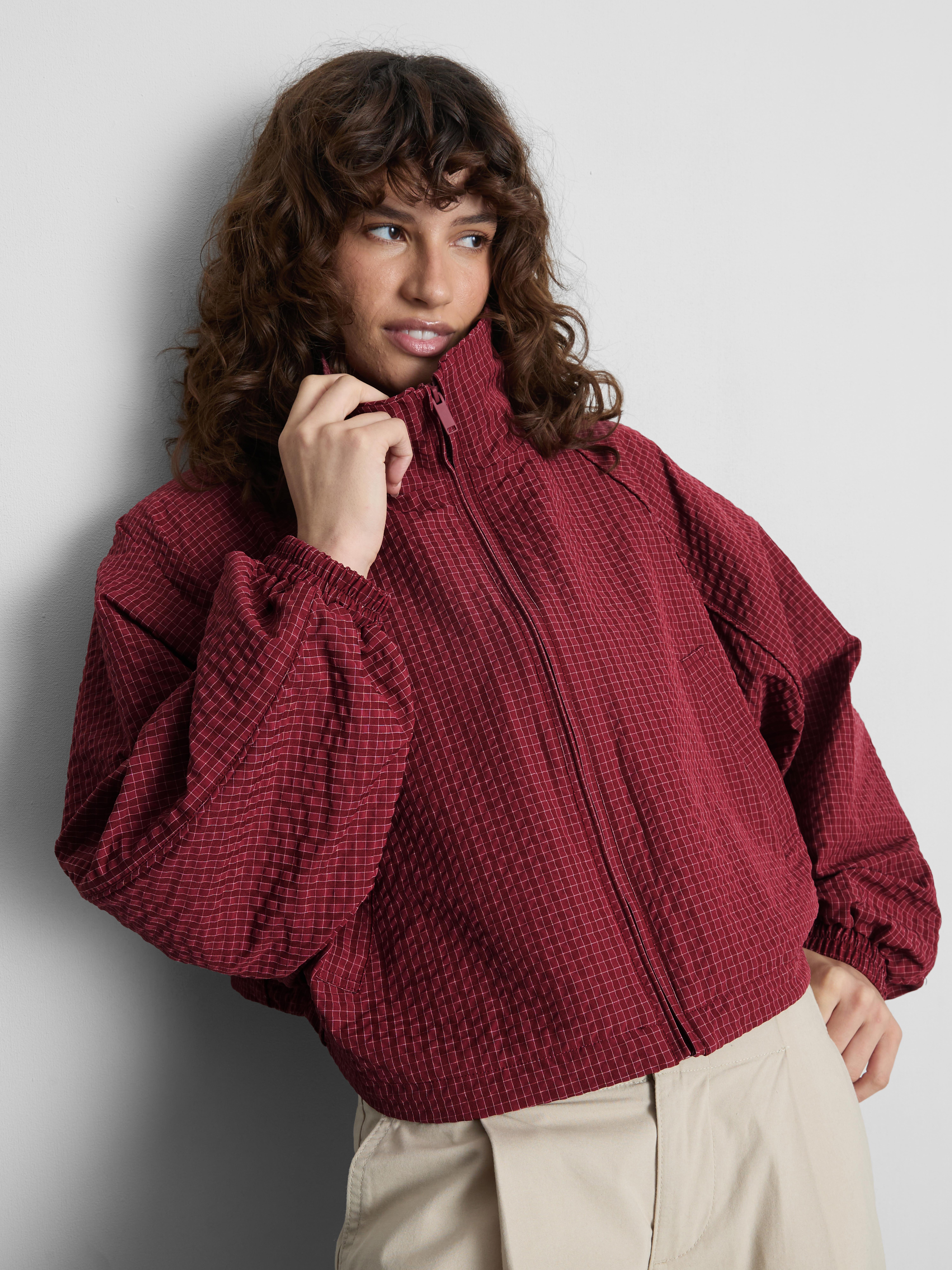 The Primark Scene | Cortavientos corto a cuadros