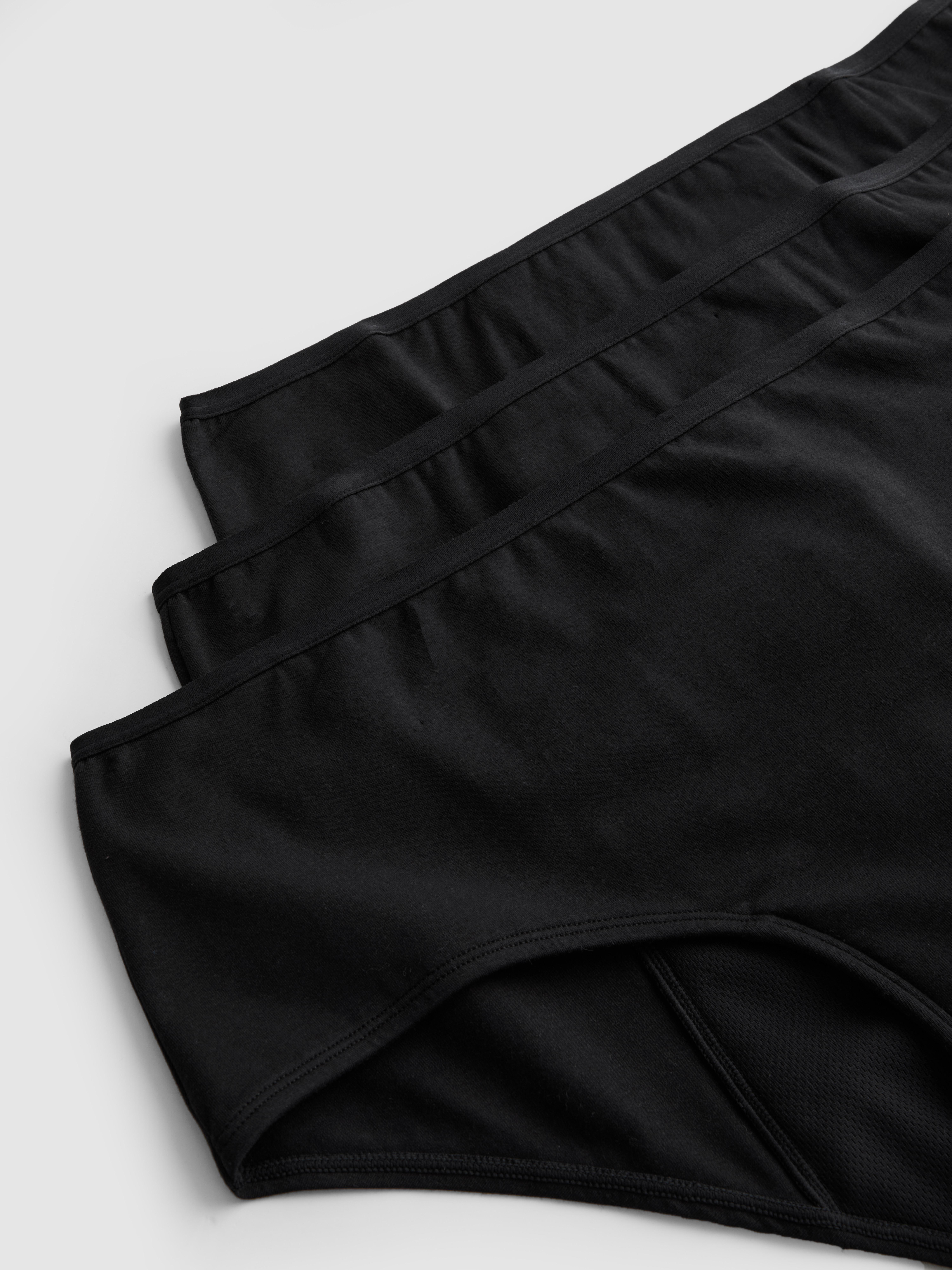 Menstruatiehipsters voor hevig bloedverlies, set van 3