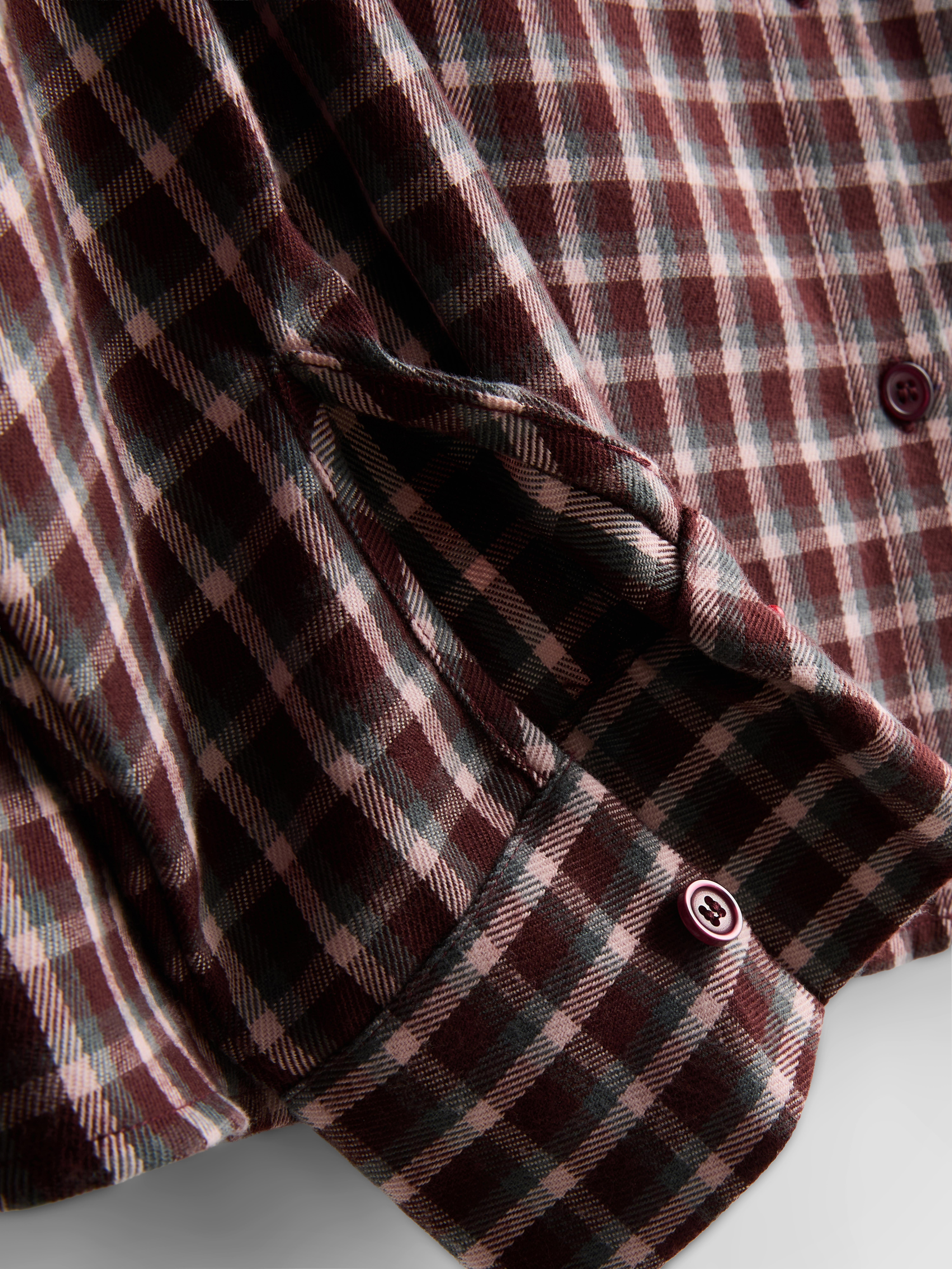 Paula Echevarría Check Ascot Shirt
